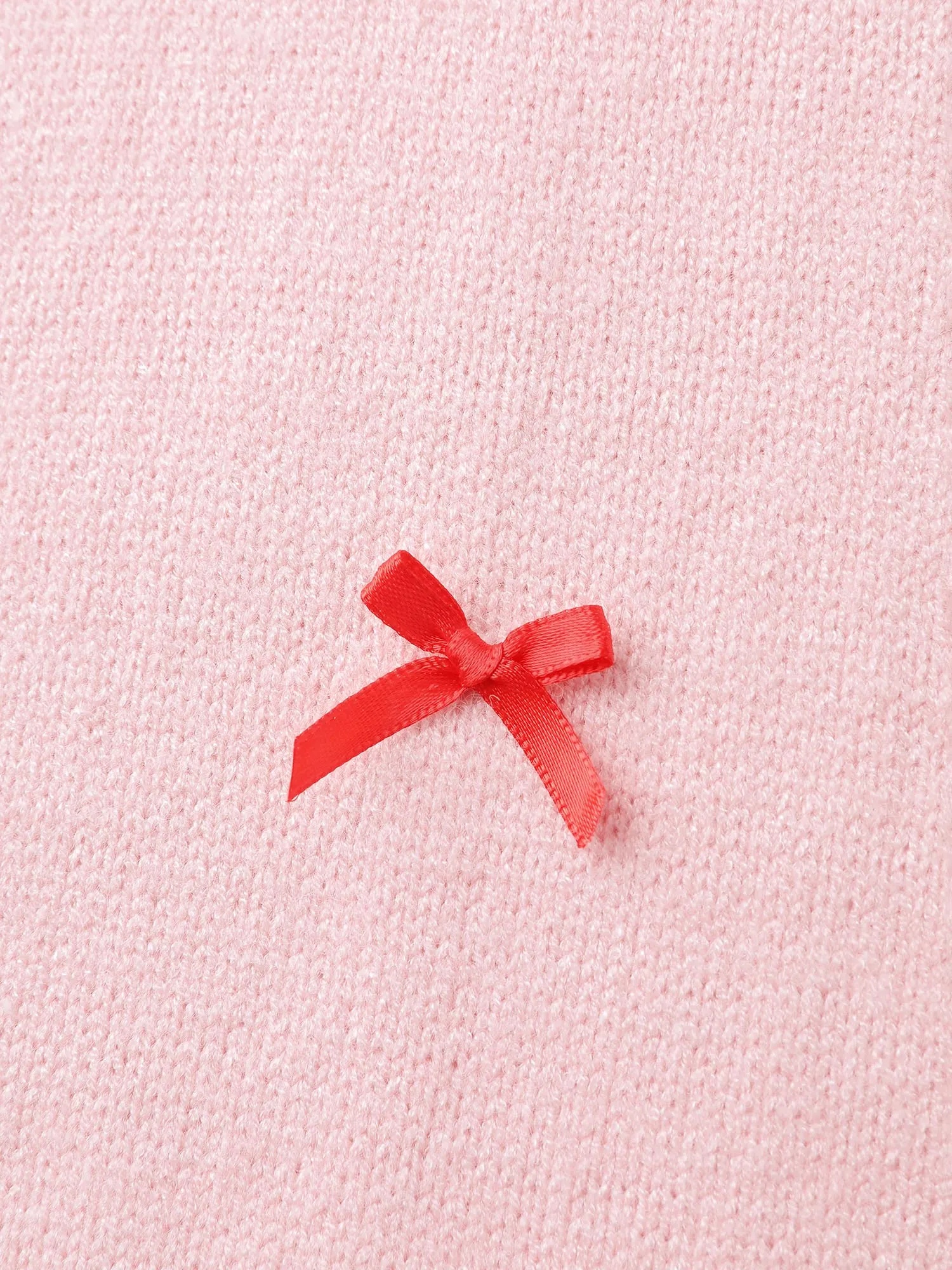 Bowknot Detail Ribbed Hem Pullover sold by Bloomchic product image thumbnail 5