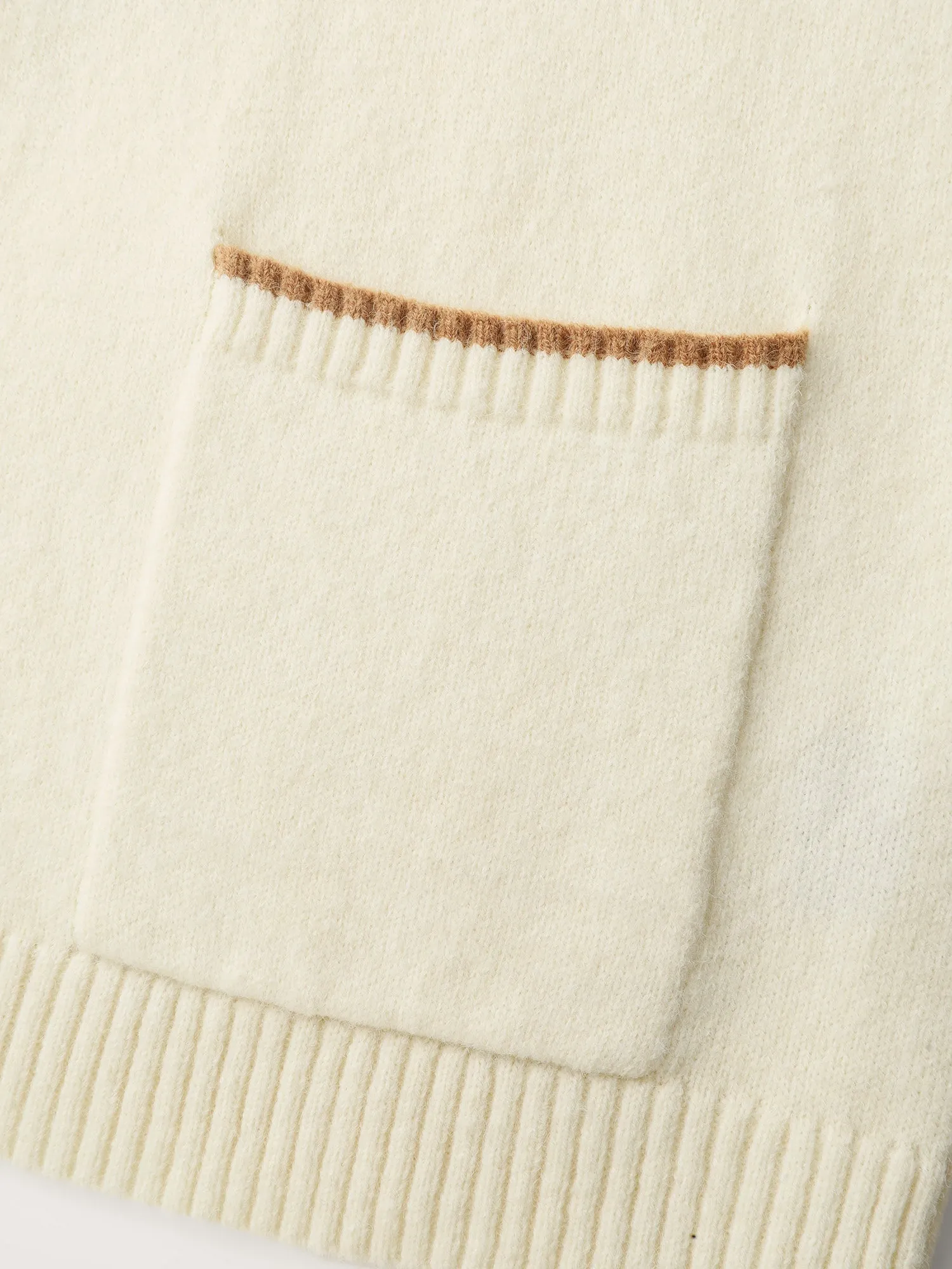 Puppy Love Pockets Button Knit Cardigan sold by Bloomchic product image thumbnail 5