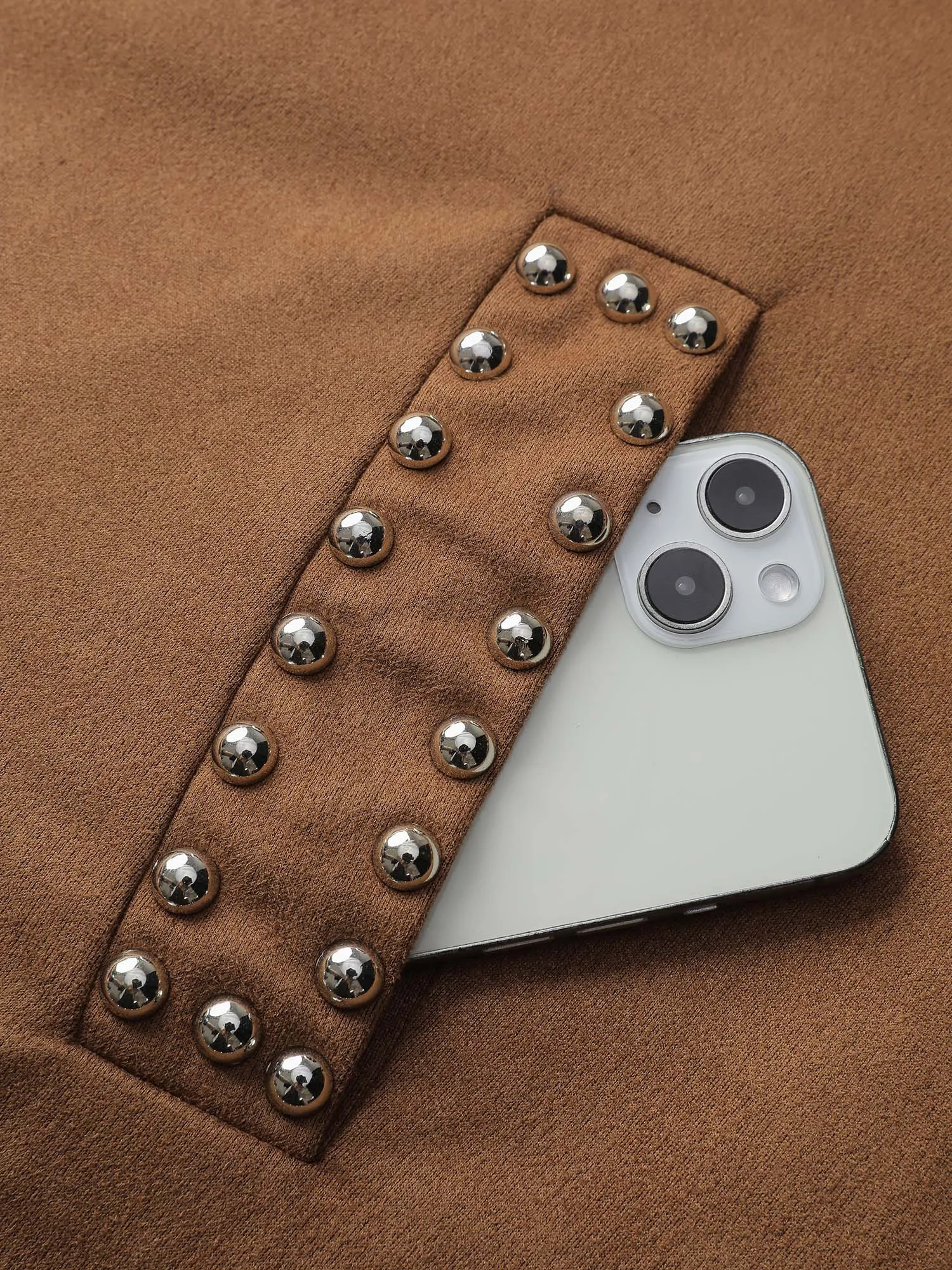 Rivet Open-Front Collar Jacket sold by Bloomchic product image thumbnail 5