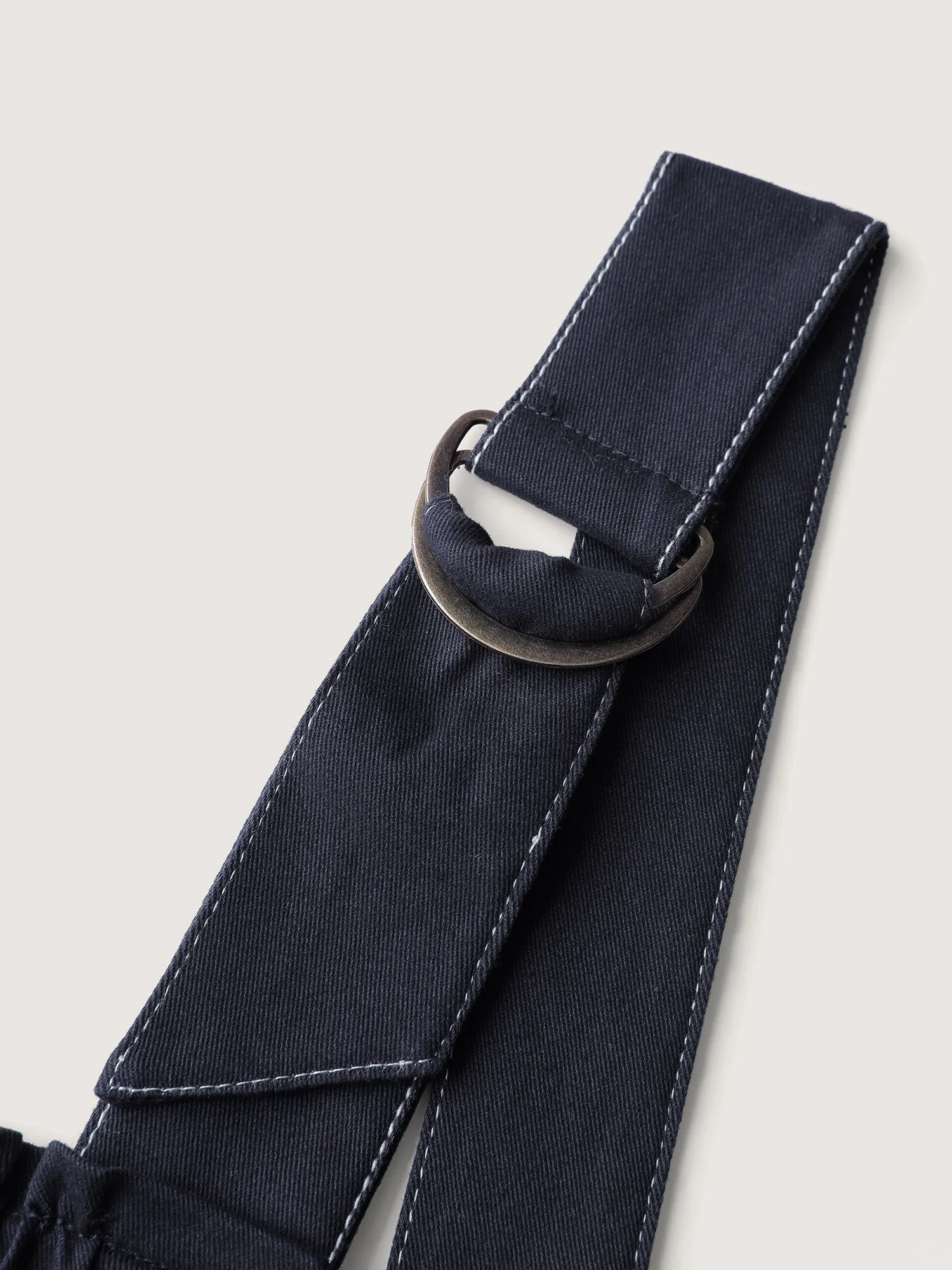 Pure Cotton Overall Adjustable Midi Dress sold by Bloomchic product image thumbnail 5