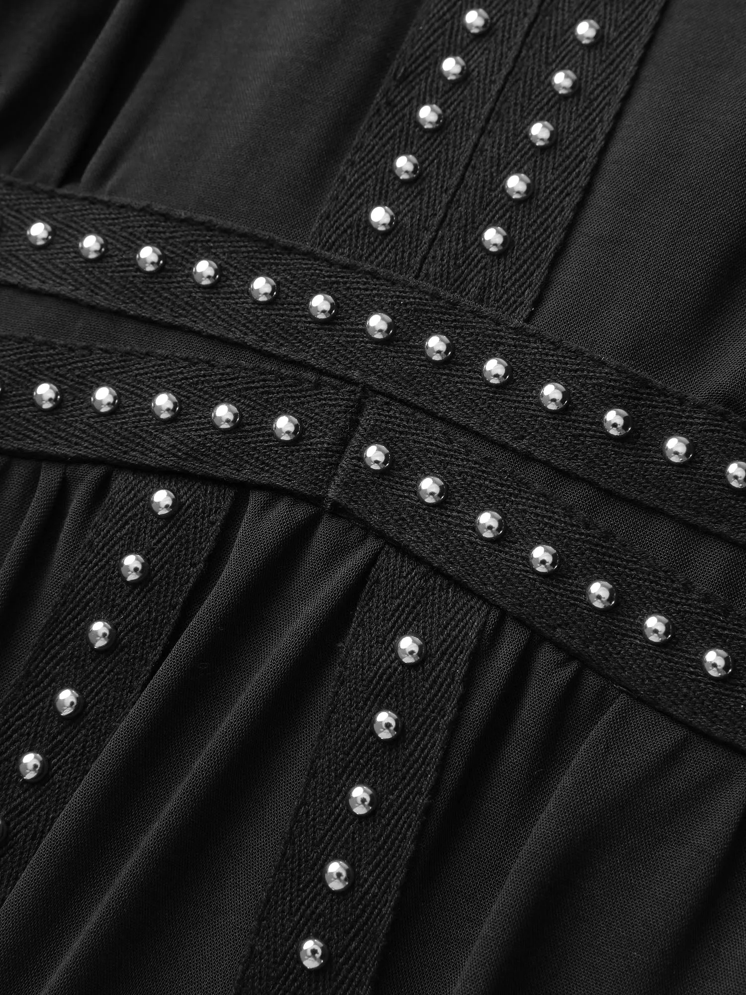 Shirred Side Pockets V-Neck Midi Dress sold by Bloomchic product image thumbnail 5