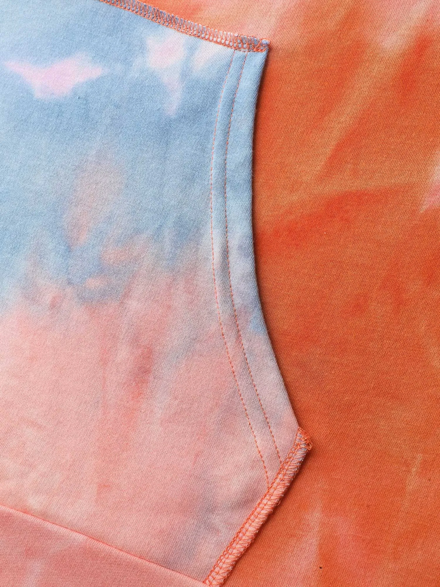 Colorful Relaxed-Fit Pockets Hoodie sold by Bloomchic product image thumbnail 5