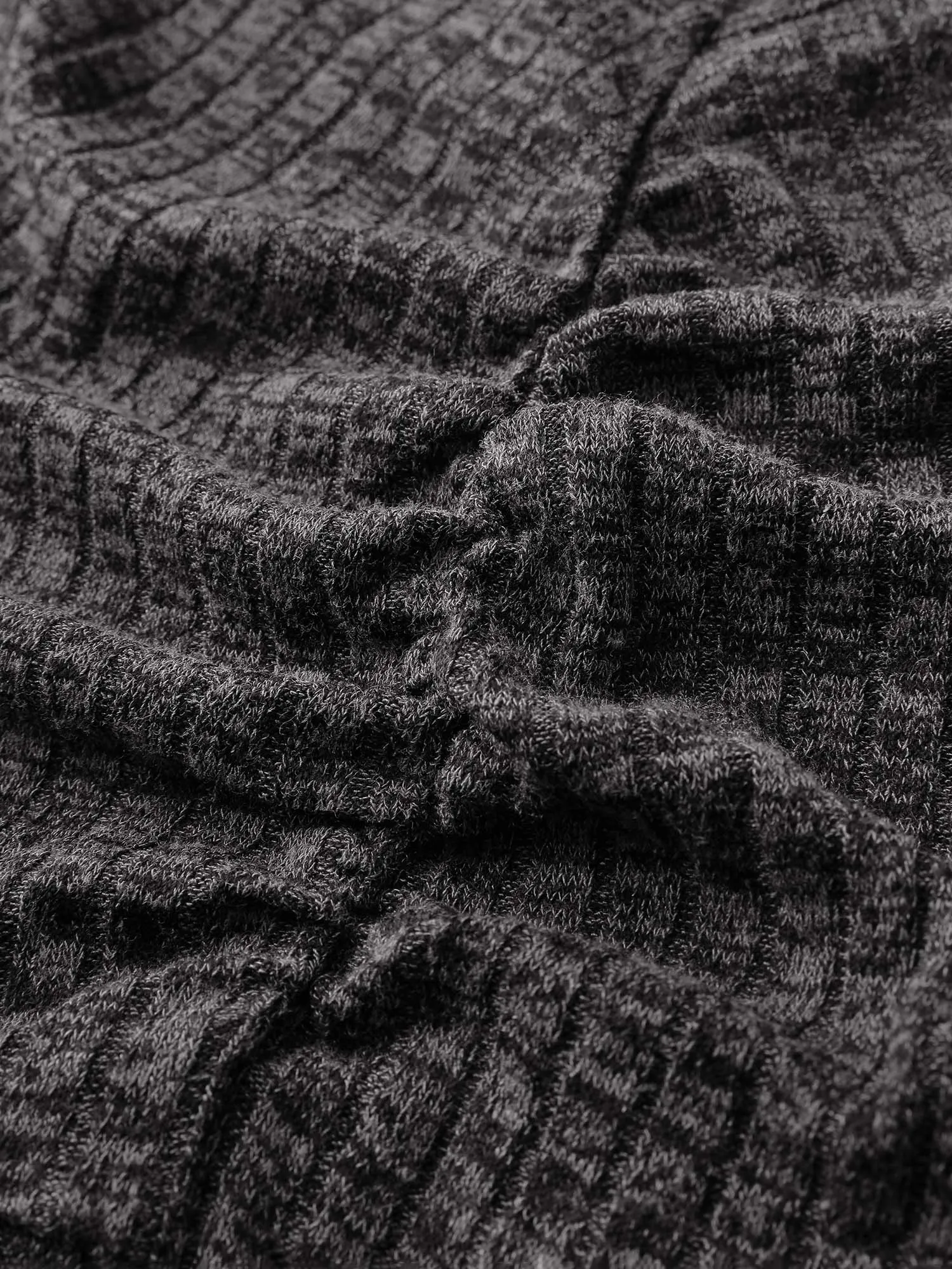 Heather Stretchy Waistband Ruched Jumpsuit sold by Bloomchic product image thumbnail 5