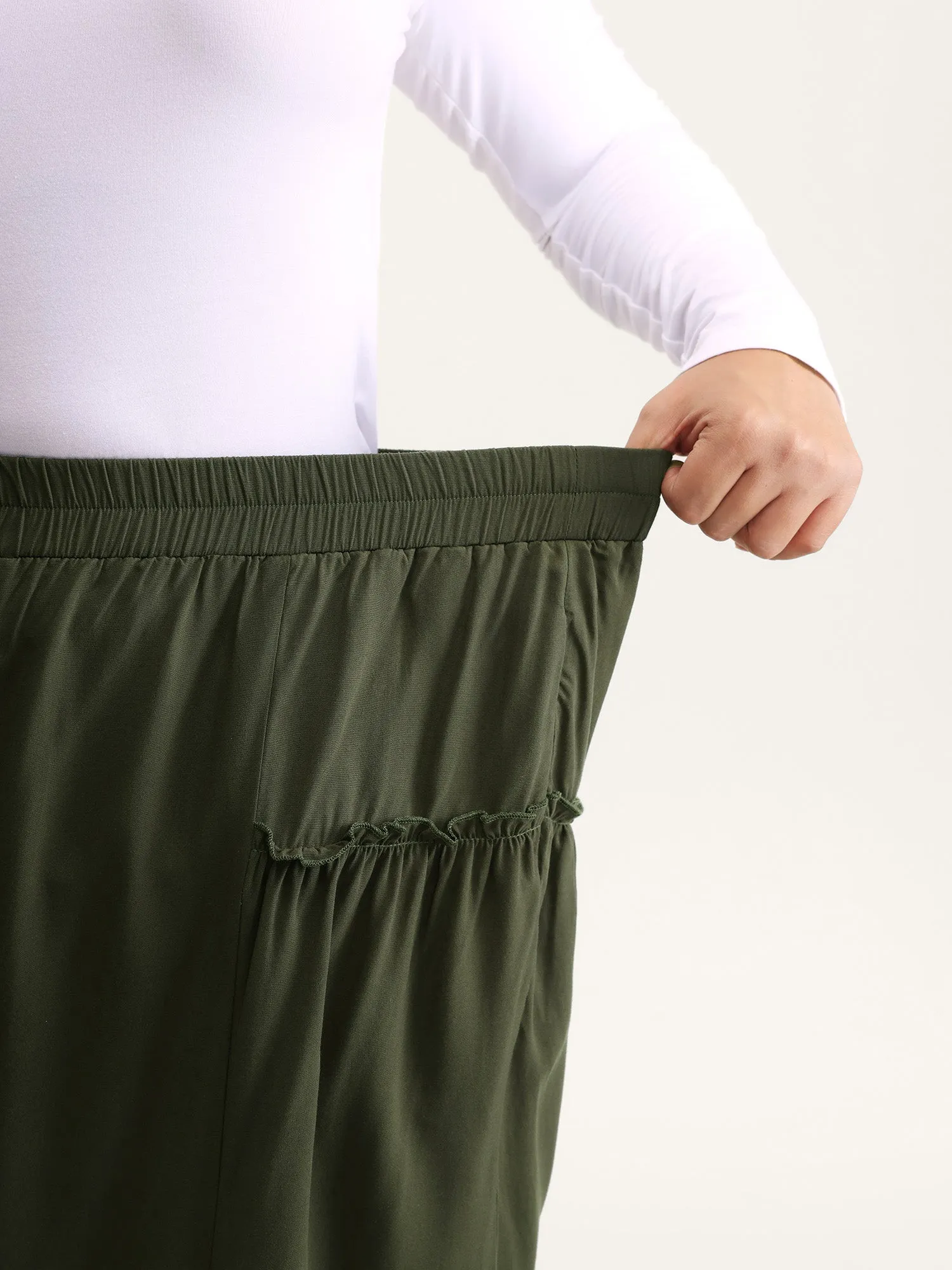 Ruffled Inclusive Jogger Pants sold by Bloomchic product image thumbnail 4