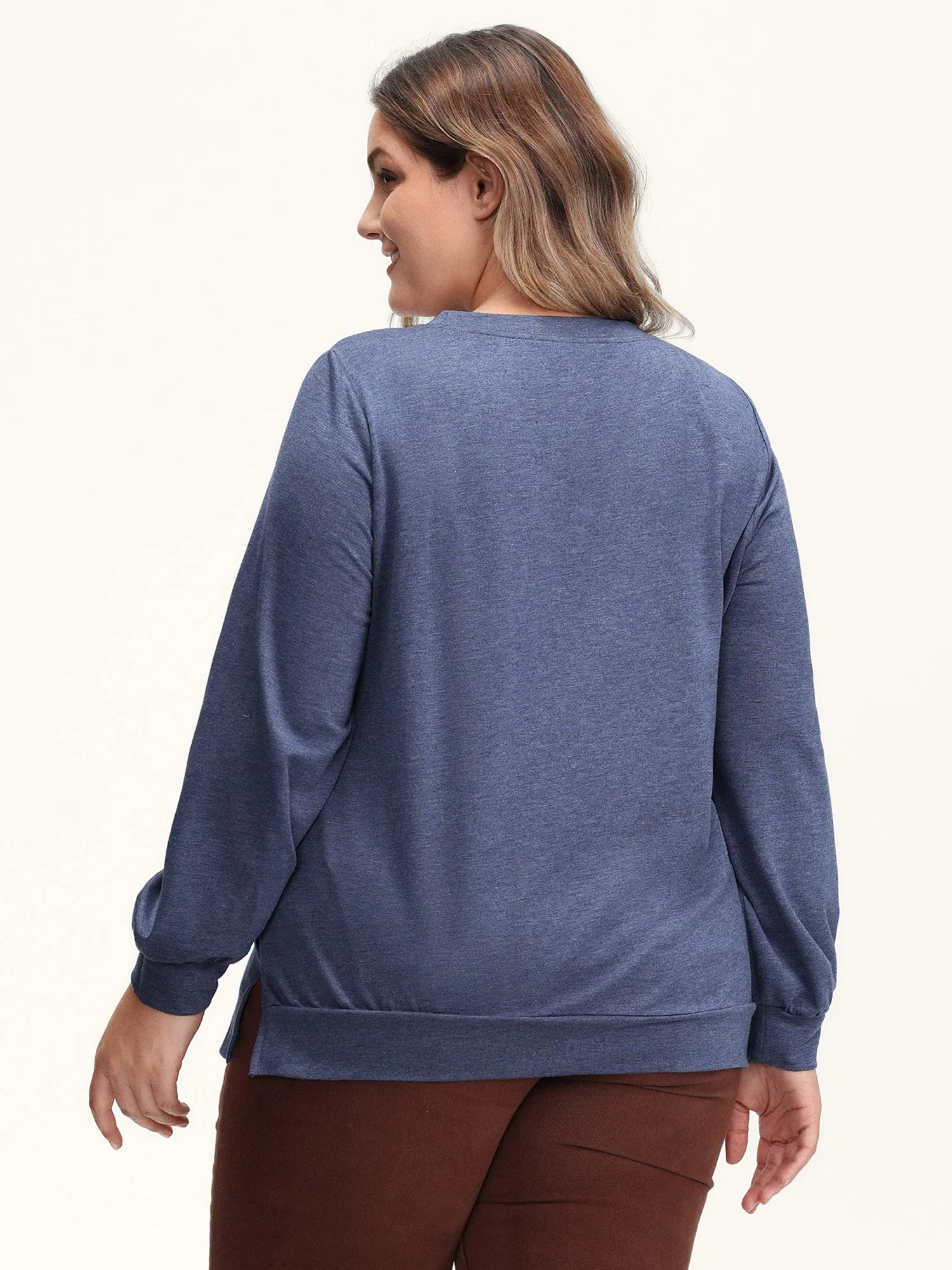 Heather Island Pattern Sweatshirt sold by Bloomchic product image thumbnail 4