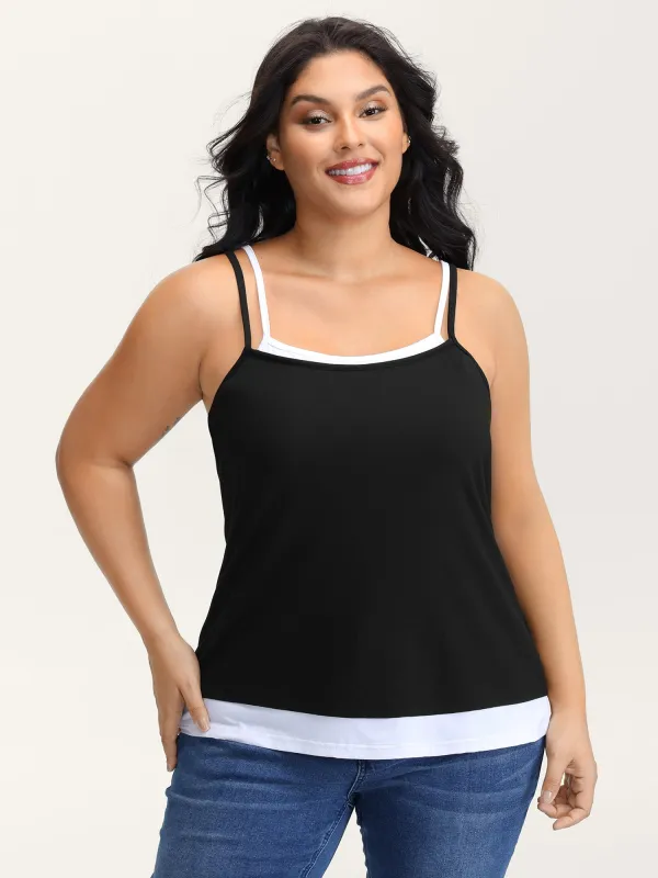 Supersoft Thin Straps Fitted Tank Top sold by Bloomchic