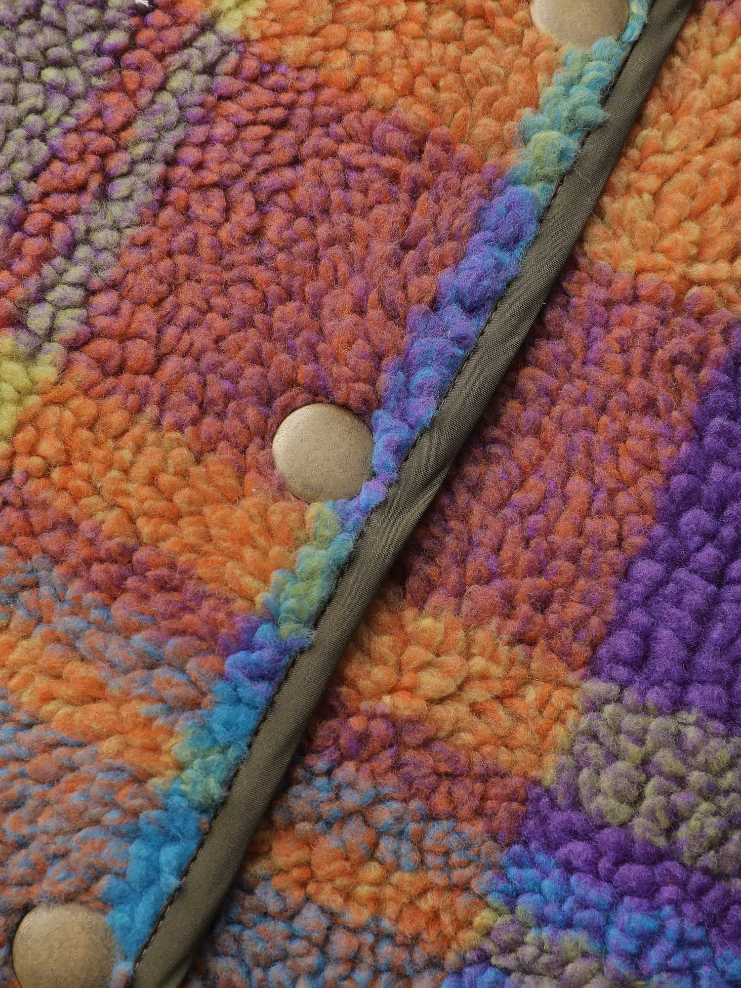 Colorful Plaid Teddy Fleece Lined Vest sold by Bloomchic product image thumbnail 5