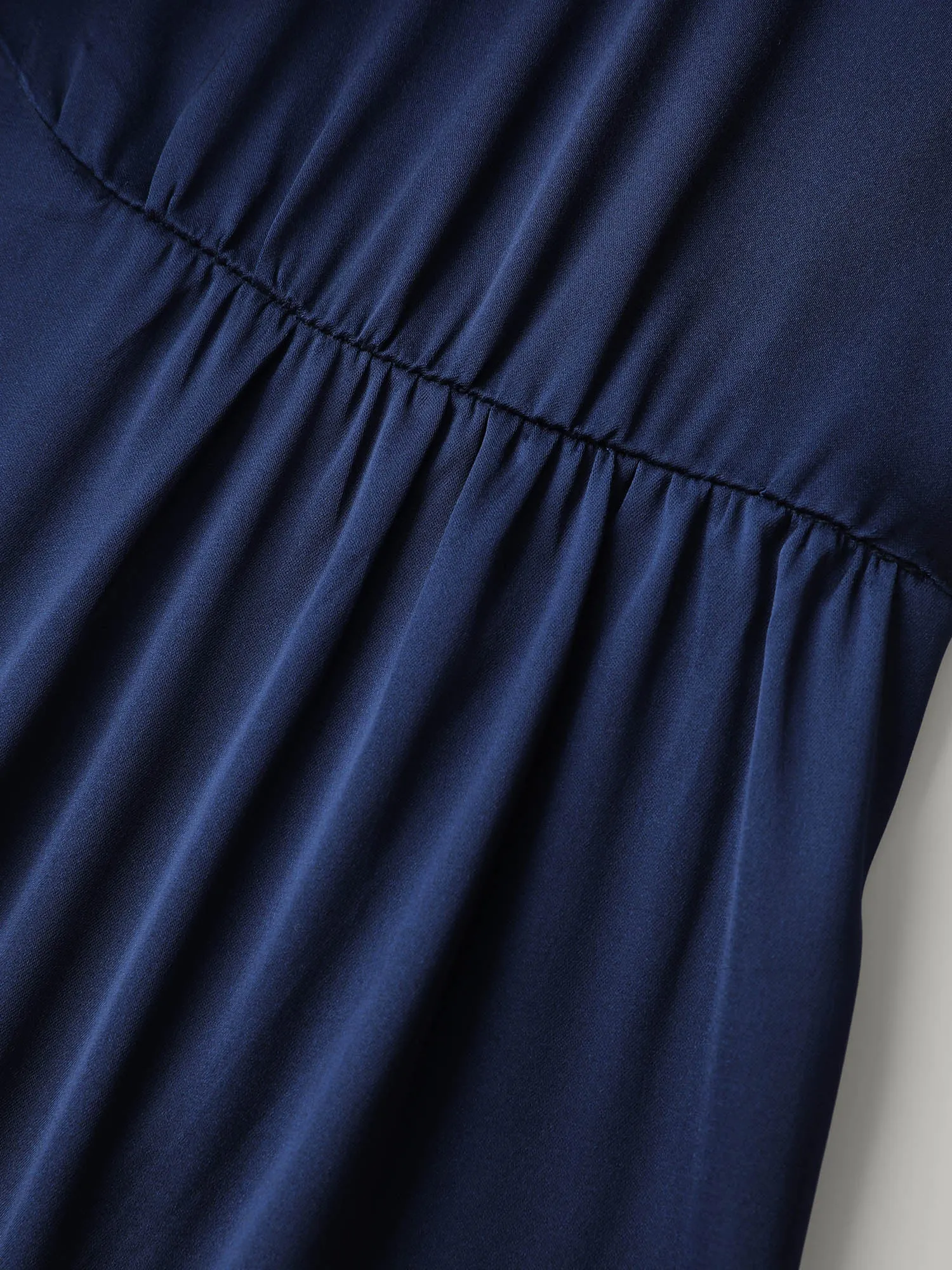 Color Contrast Lace Trim Deep Neck Sleep Dress sold by Bloomchic product image thumbnail 5