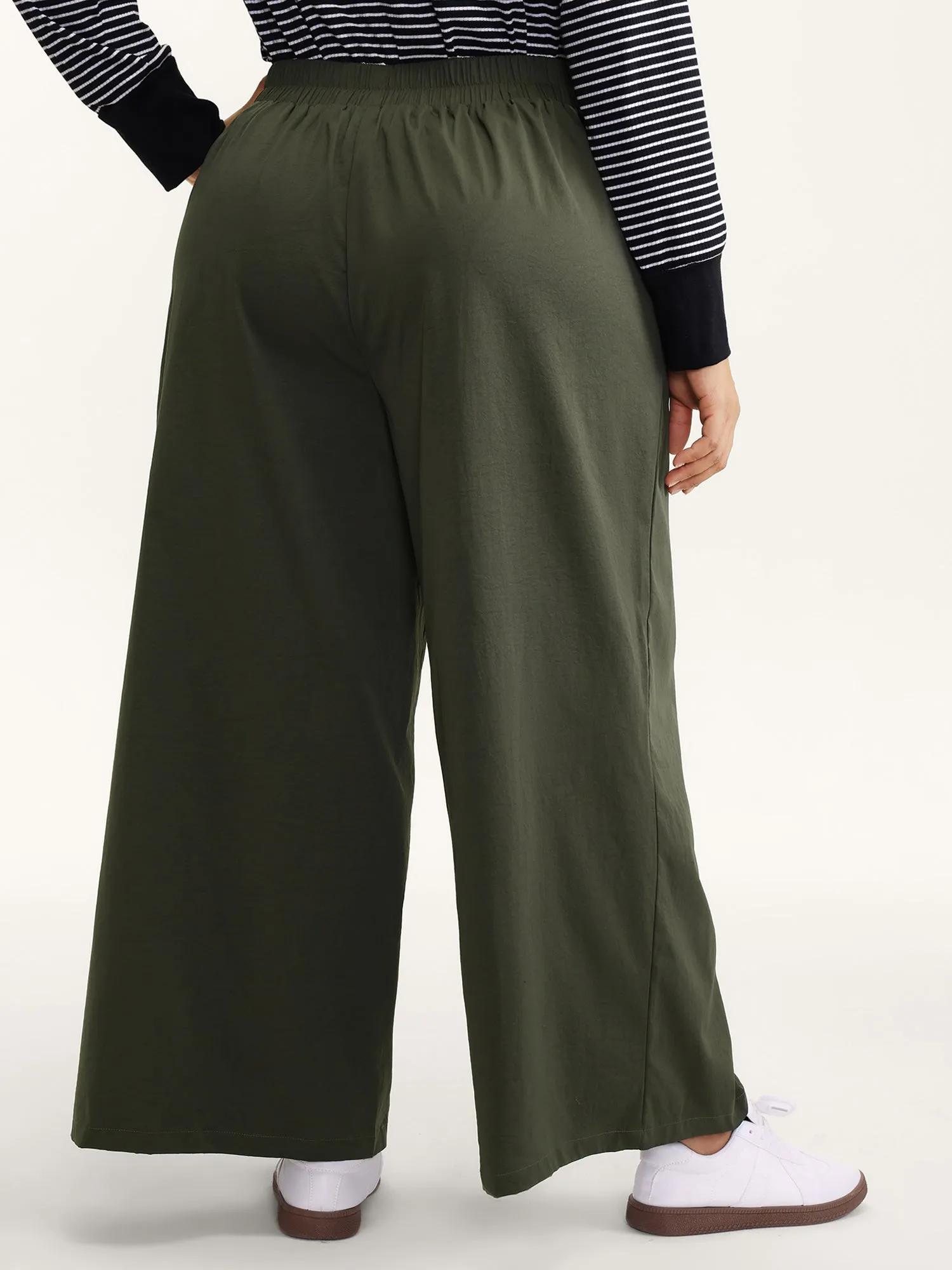 Belted Waist Wide-Leg Pants sold by Bloomchic product image thumbnail 5