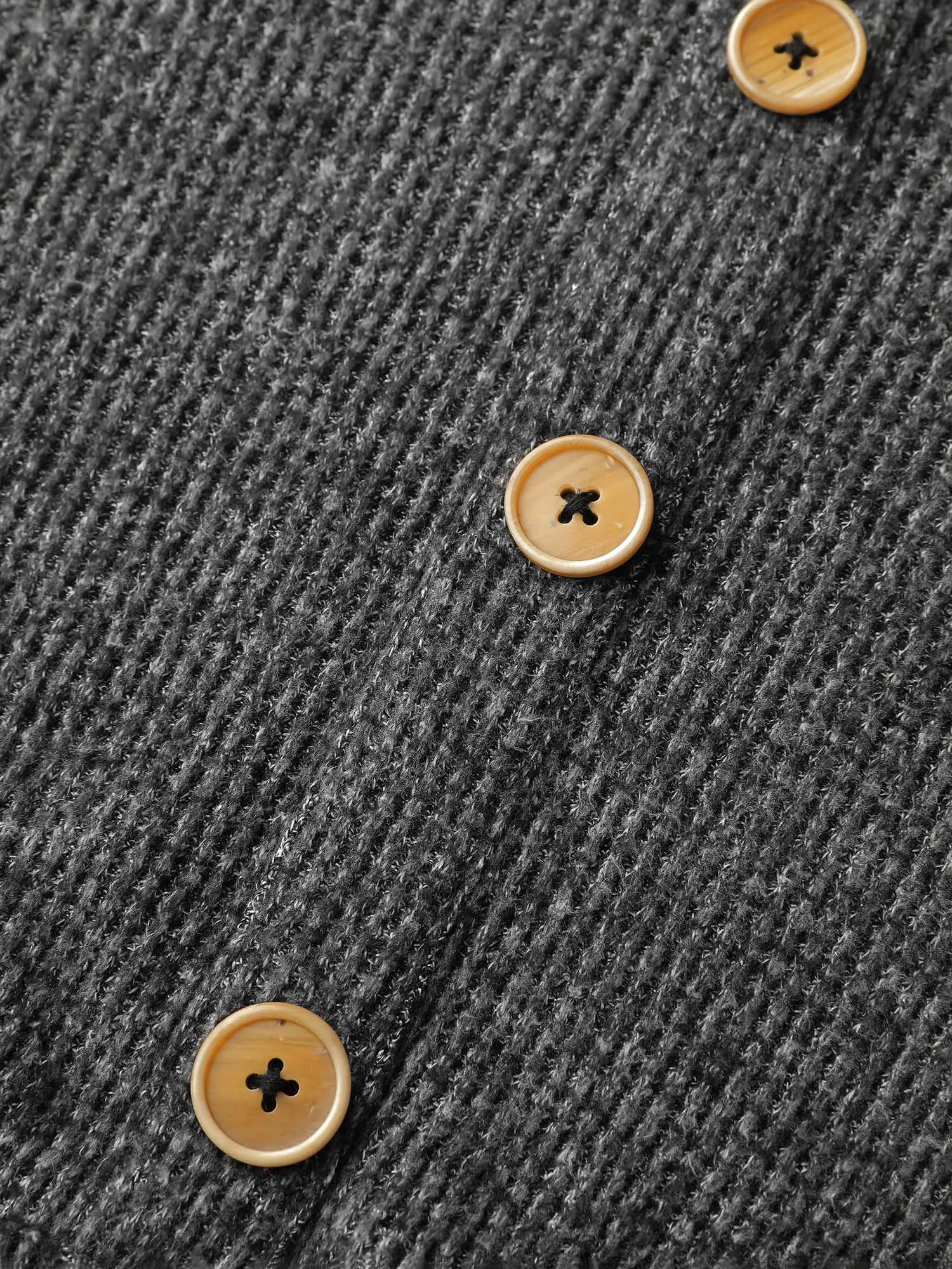 Supersoft Heather Stretchy Button Detail Knit Top sold by Bloomchic product image thumbnail 5