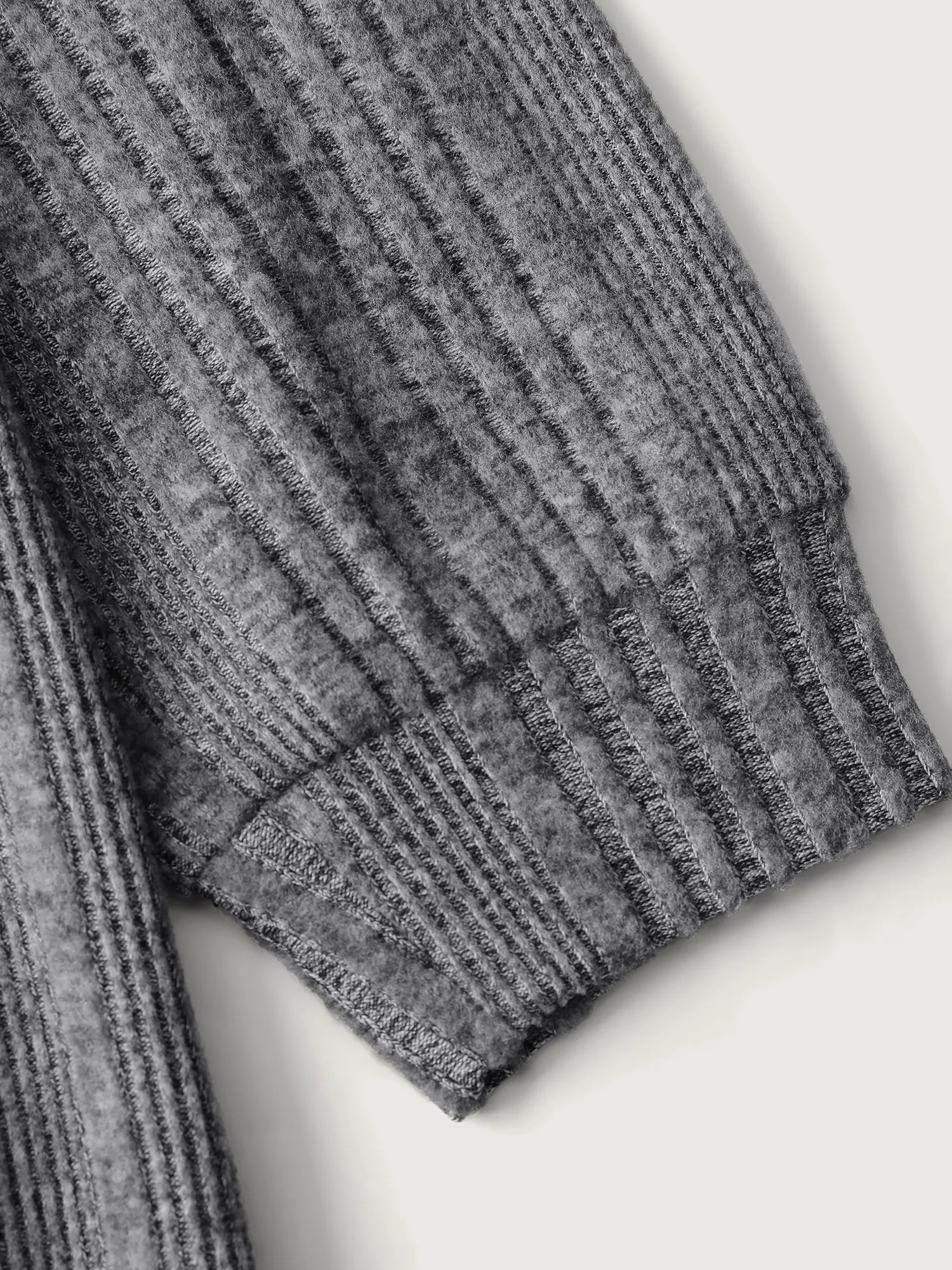 Off-Shoulder Textured Solid Sweatshirt sold by Bloomchic product image thumbnail 5