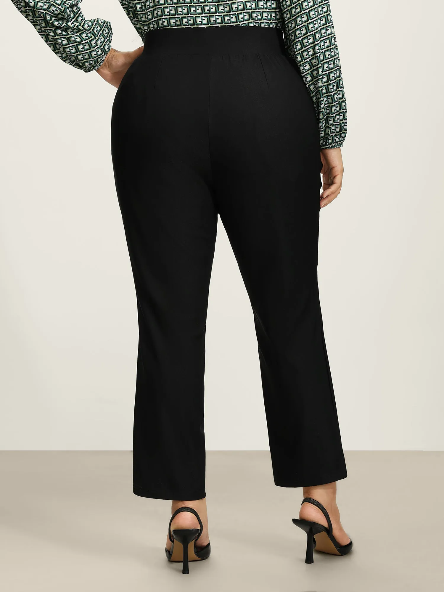 Rivets Wide Waistband Stretchy Pants sold by Bloomchic product image thumbnail 5