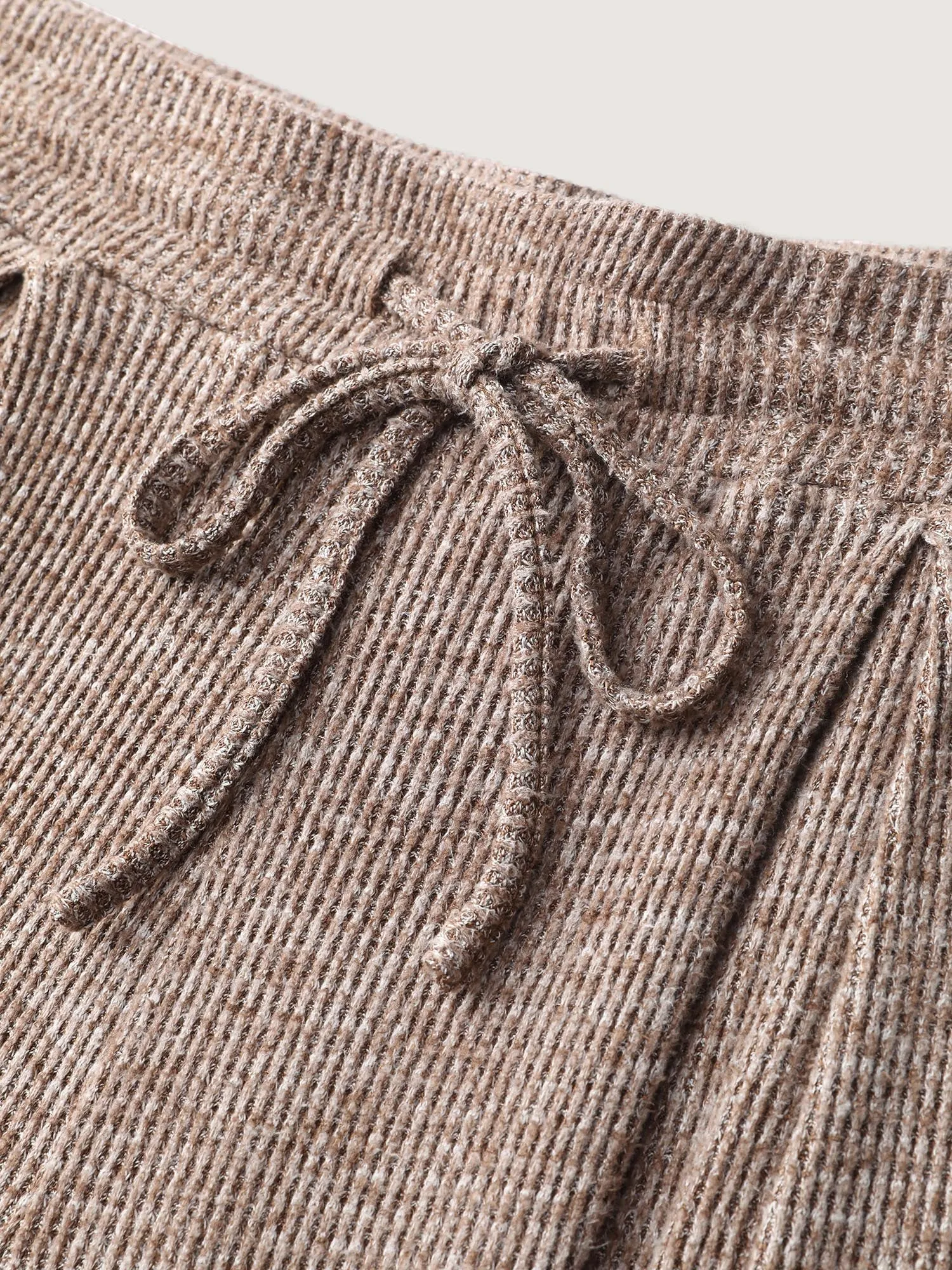 Mixed Color Knit Pleated Drawstring Pants sold by Bloomchic product image thumbnail 5