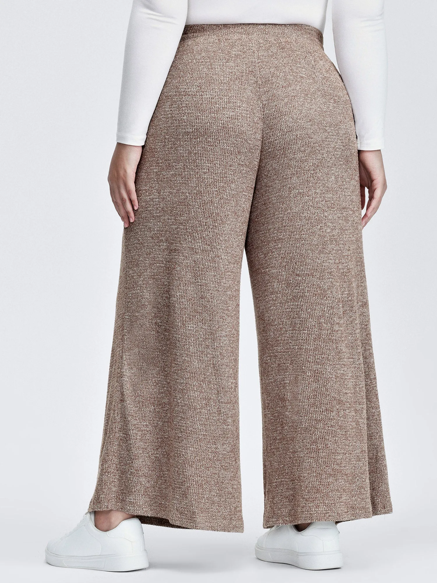 Mixed Color Knit Pleated Drawstring Pants sold by Bloomchic product image thumbnail 4