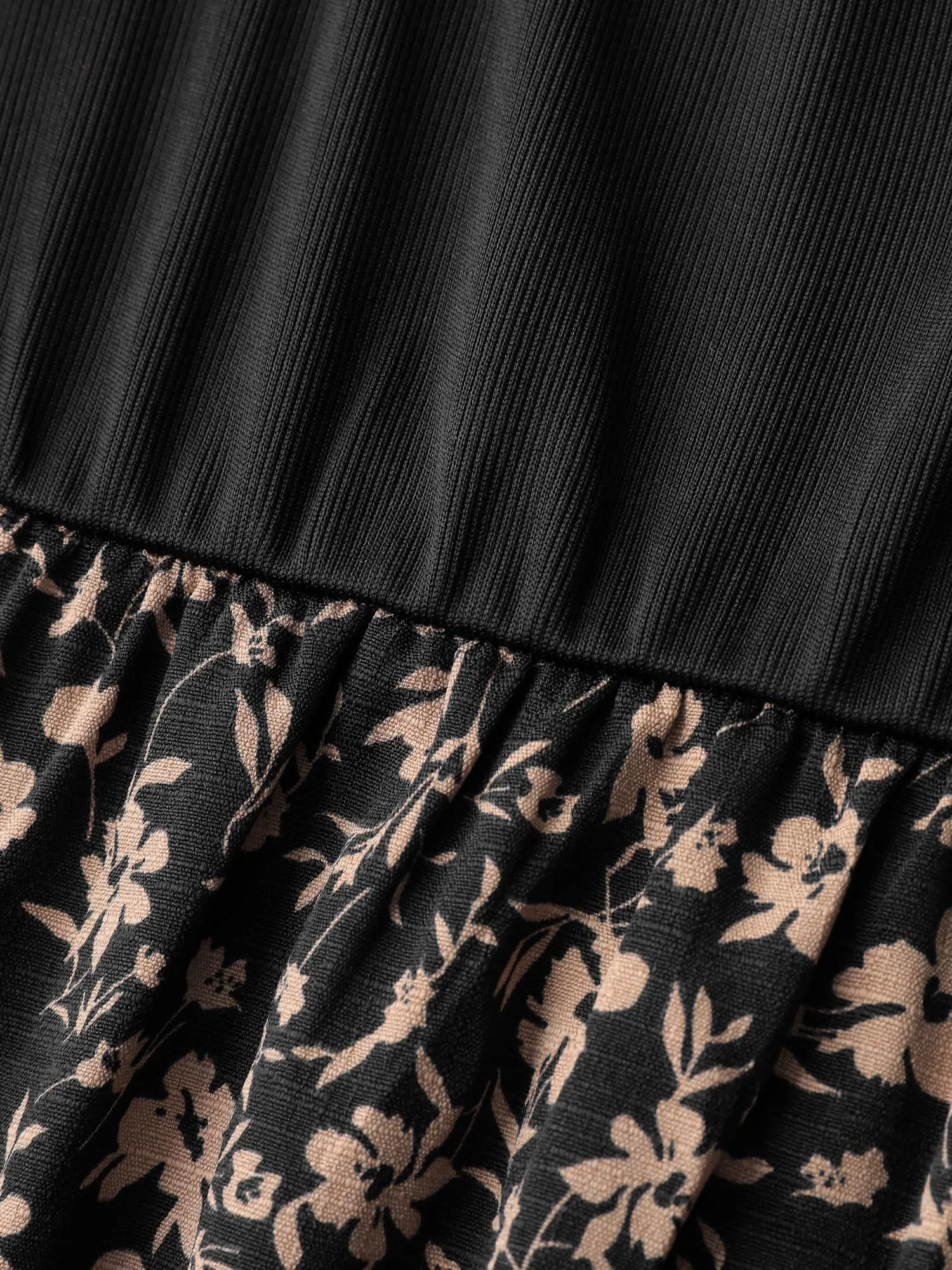 Floral Ruched Detachable Belt Maxi Dress sold by Bloomchic product image thumbnail 5