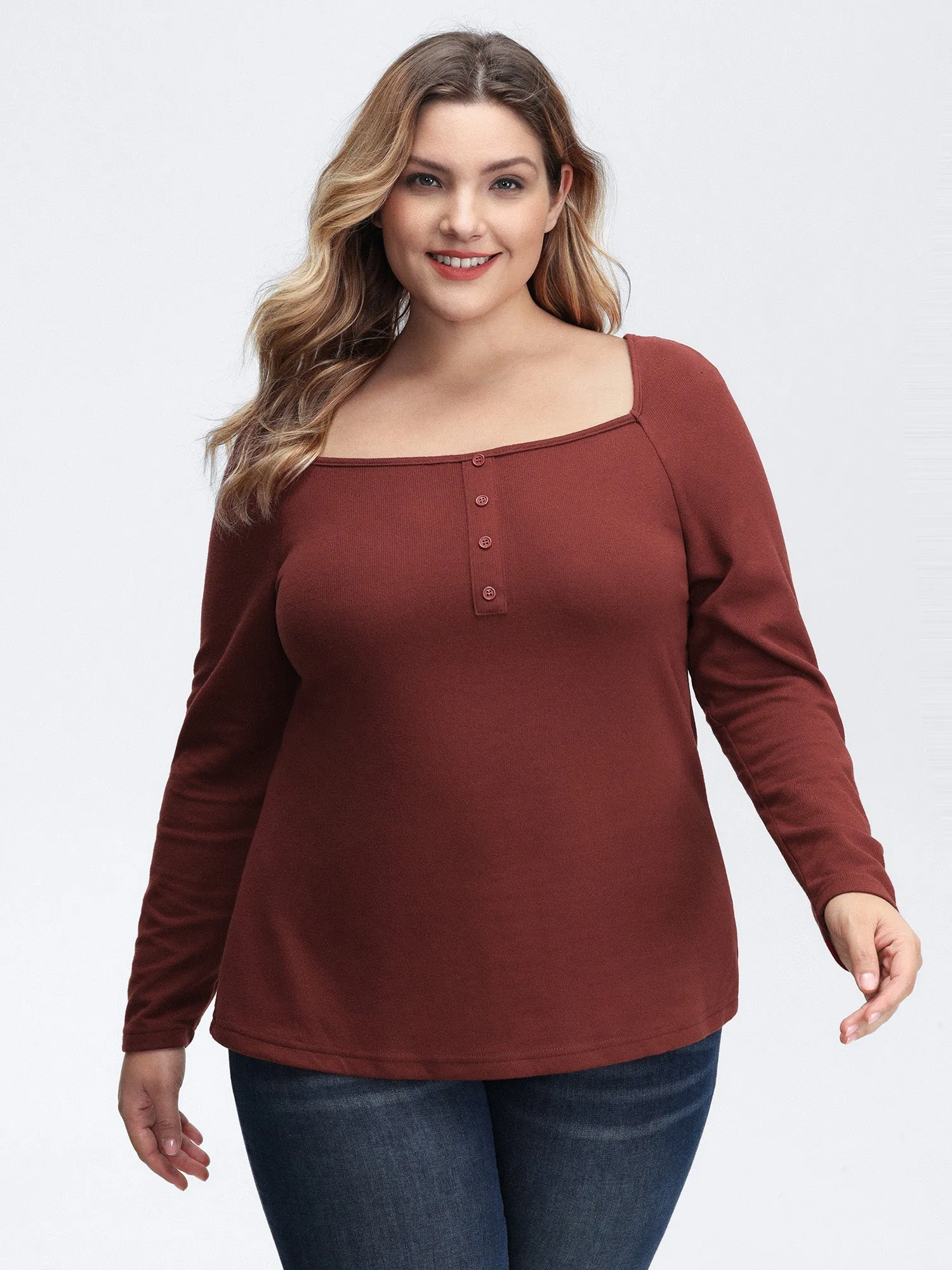 Stretchy Velvety Feel Back Detail T-Shirt sold by Bloomchic