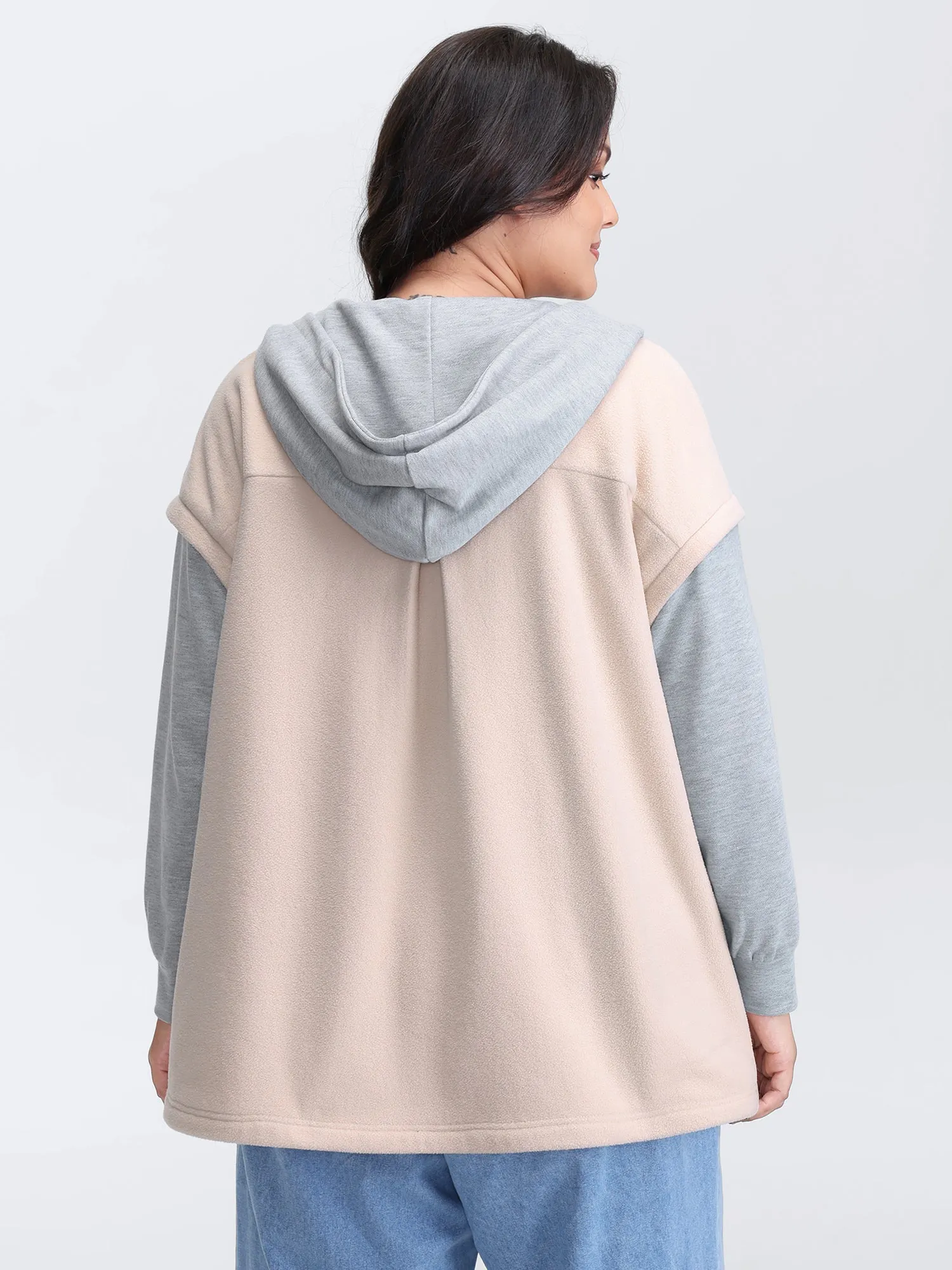 2-In-1 Button Hooded Coat sold by Bloomchic product image thumbnail 5