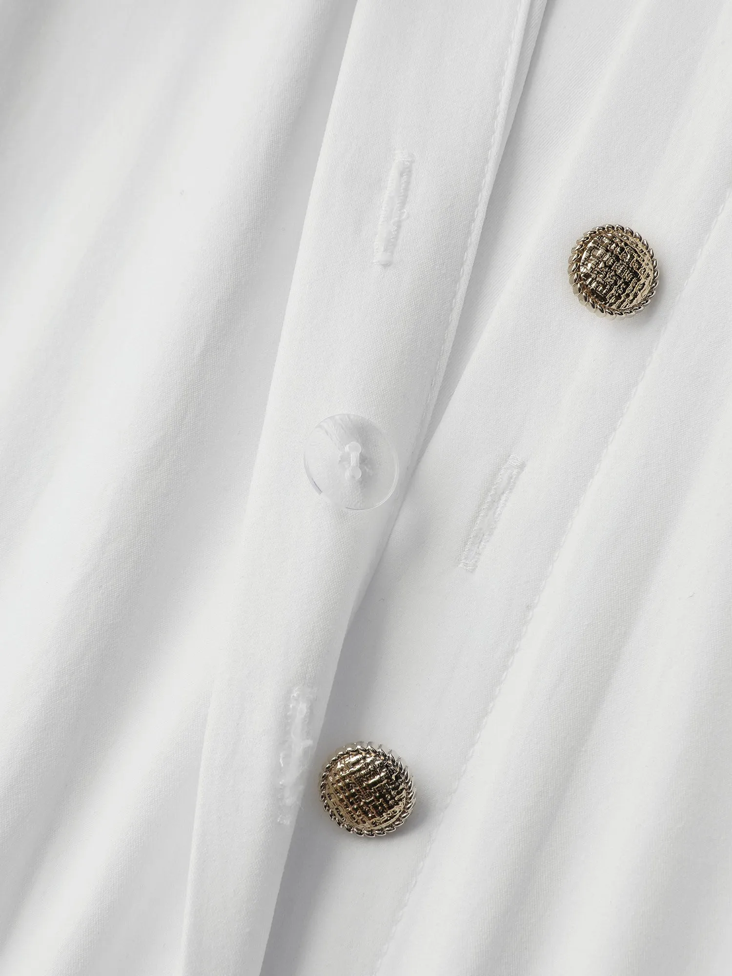 Stretchy Tweed Patch Pocket Romper sold by Bloomchic product image thumbnail 5