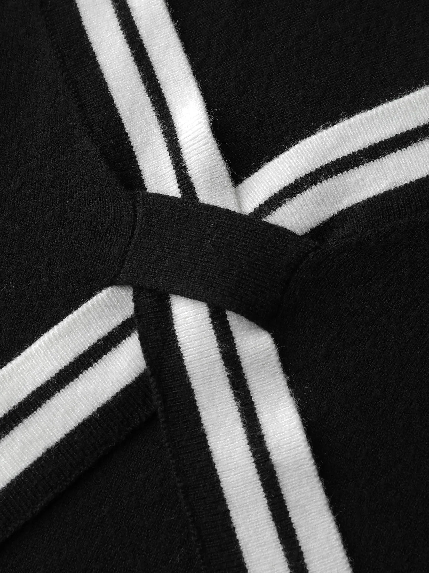 V-Neck Contrast Long Sleeve Pullover sold by Bloomchic product image thumbnail 5