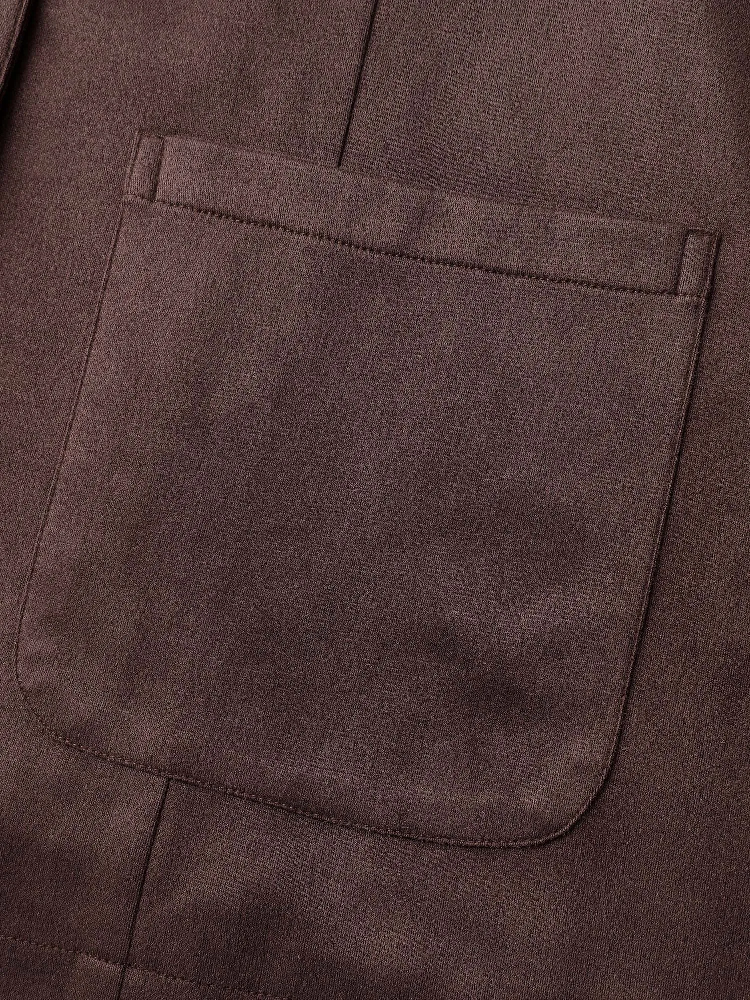 Suede Lined Button-Down Jacket sold by Bloomchic product image thumbnail 5