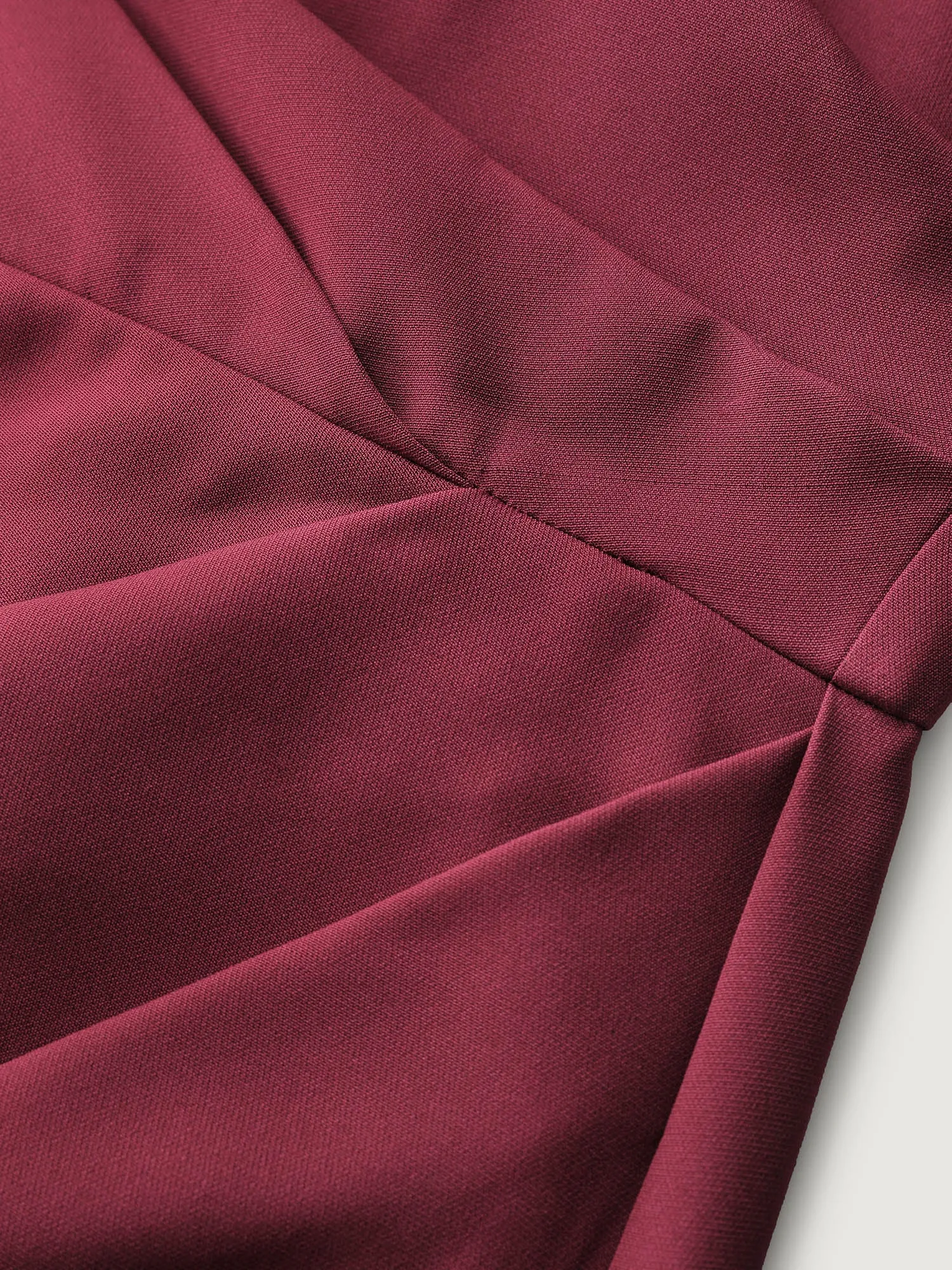 Wrap Hem Petal Sleeve Midi Dress sold by Bloomchic product image thumbnail 5