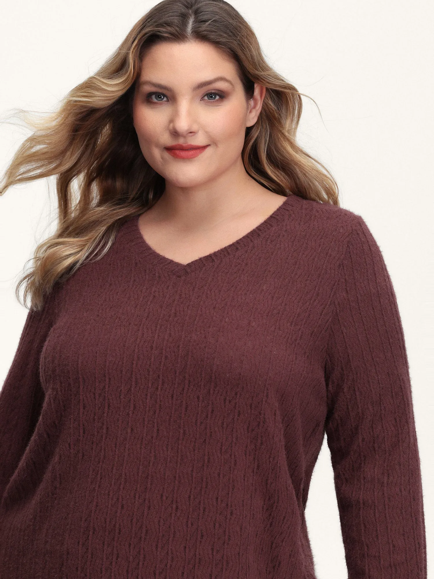 Textured Stretchy Furry Fabric T-Shirt sold by Bloomchic product image thumbnail 2