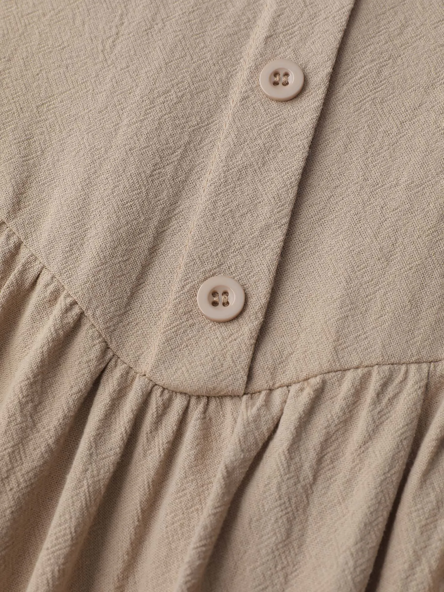 Shirred Back Waist-Defining Maxi Dress sold by Bloomchic product image thumbnail 5