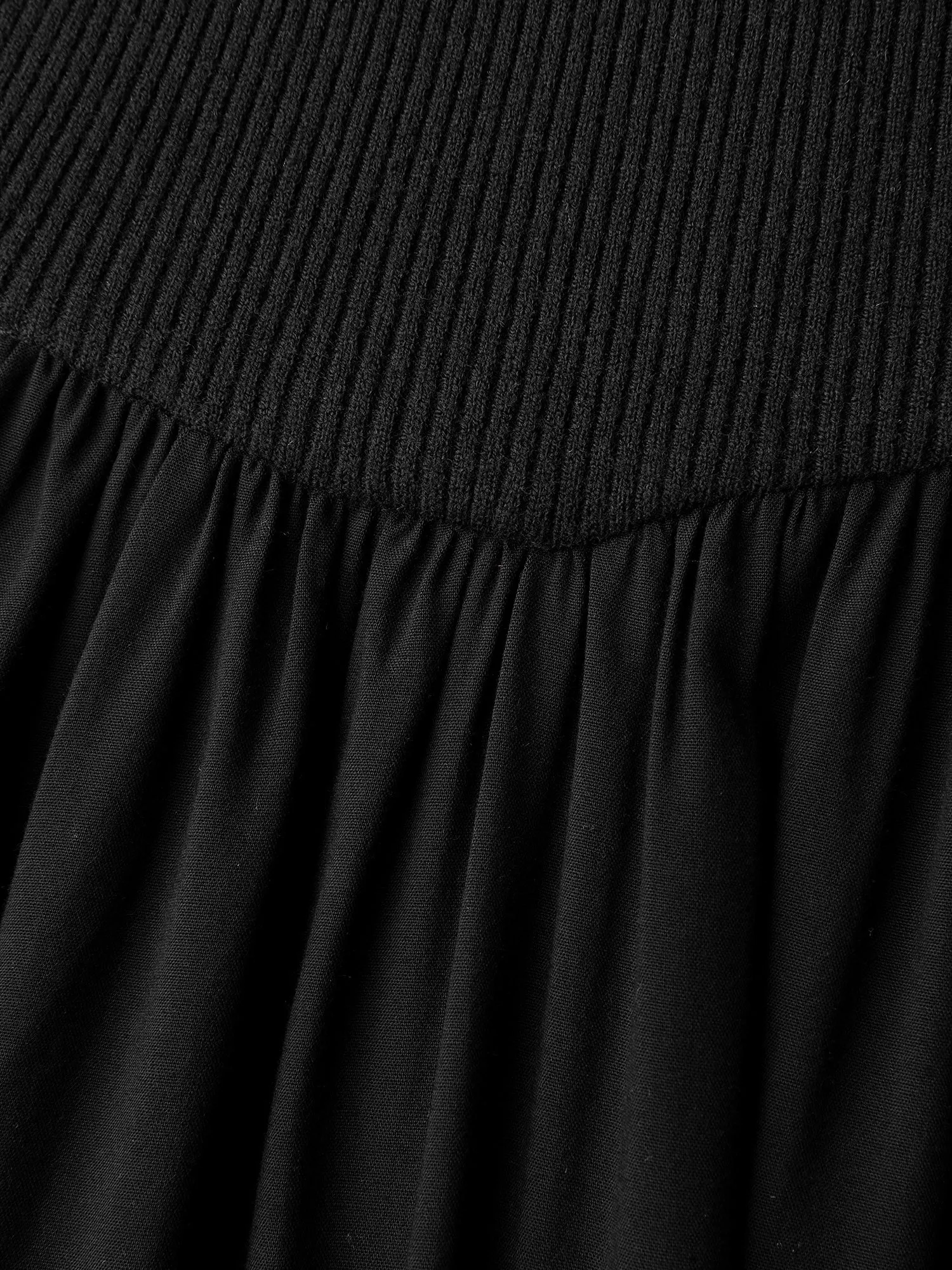 V-Neck Patchwork Plain Sweater Dress sold by Bloomchic product image thumbnail 5