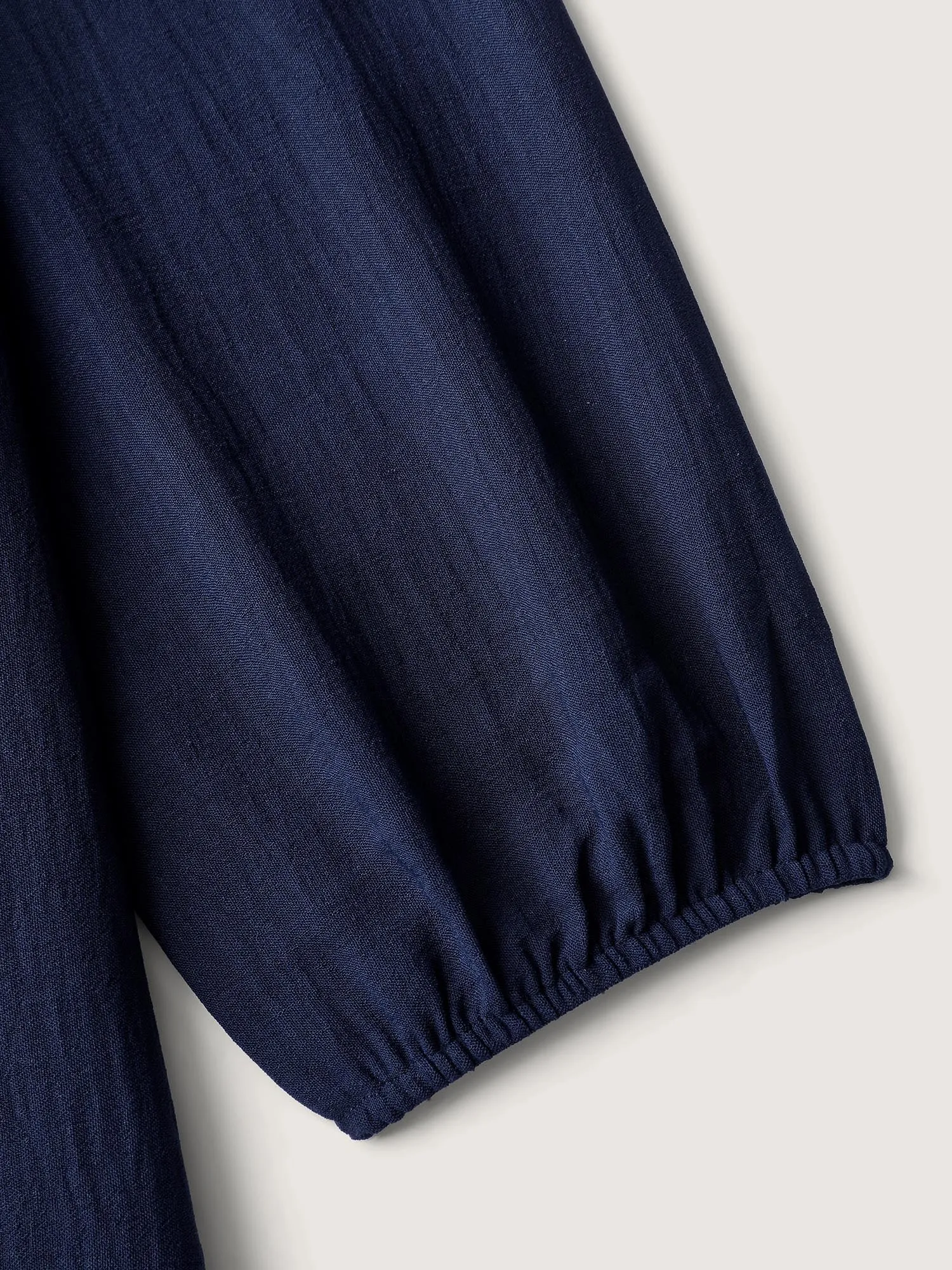 Textured Shirred Waist Pockets Maxi Dress sold by Bloomchic product image thumbnail 5