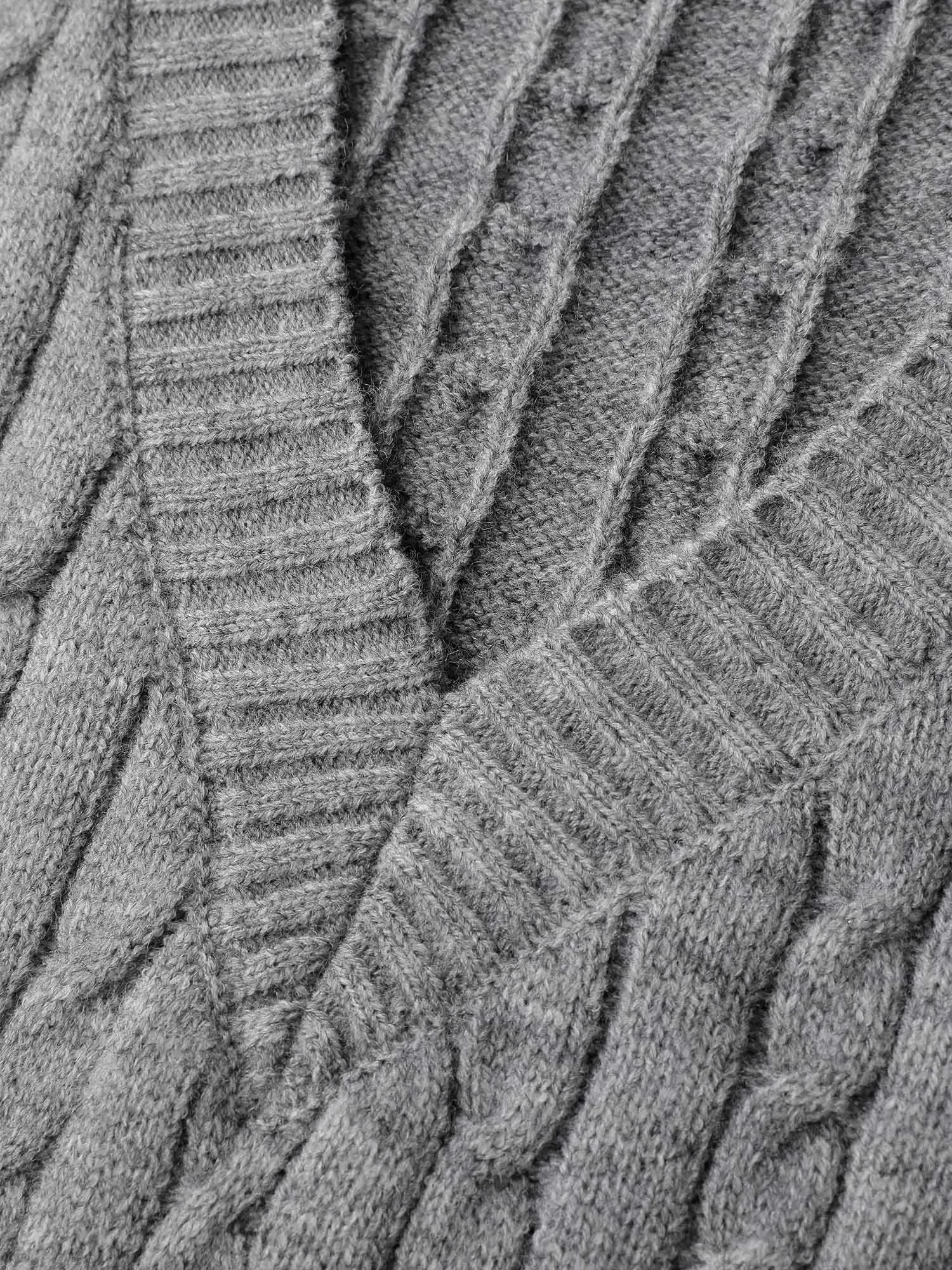 Textured V-Neck Sweater Vest sold by Bloomchic product image thumbnail 5