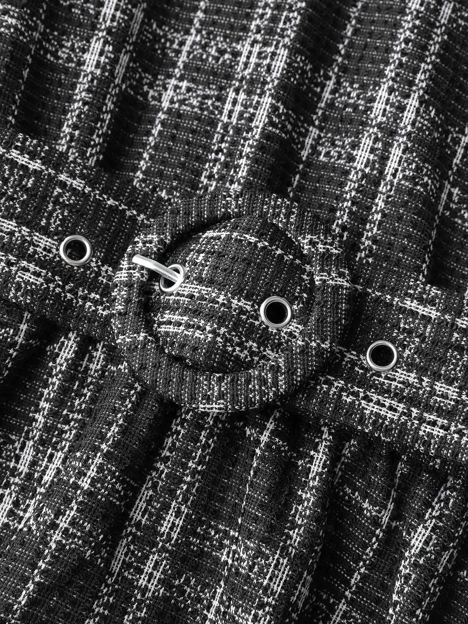 Stretchy Textured Tiered Mini Dress sold by Bloomchic product image thumbnail 5