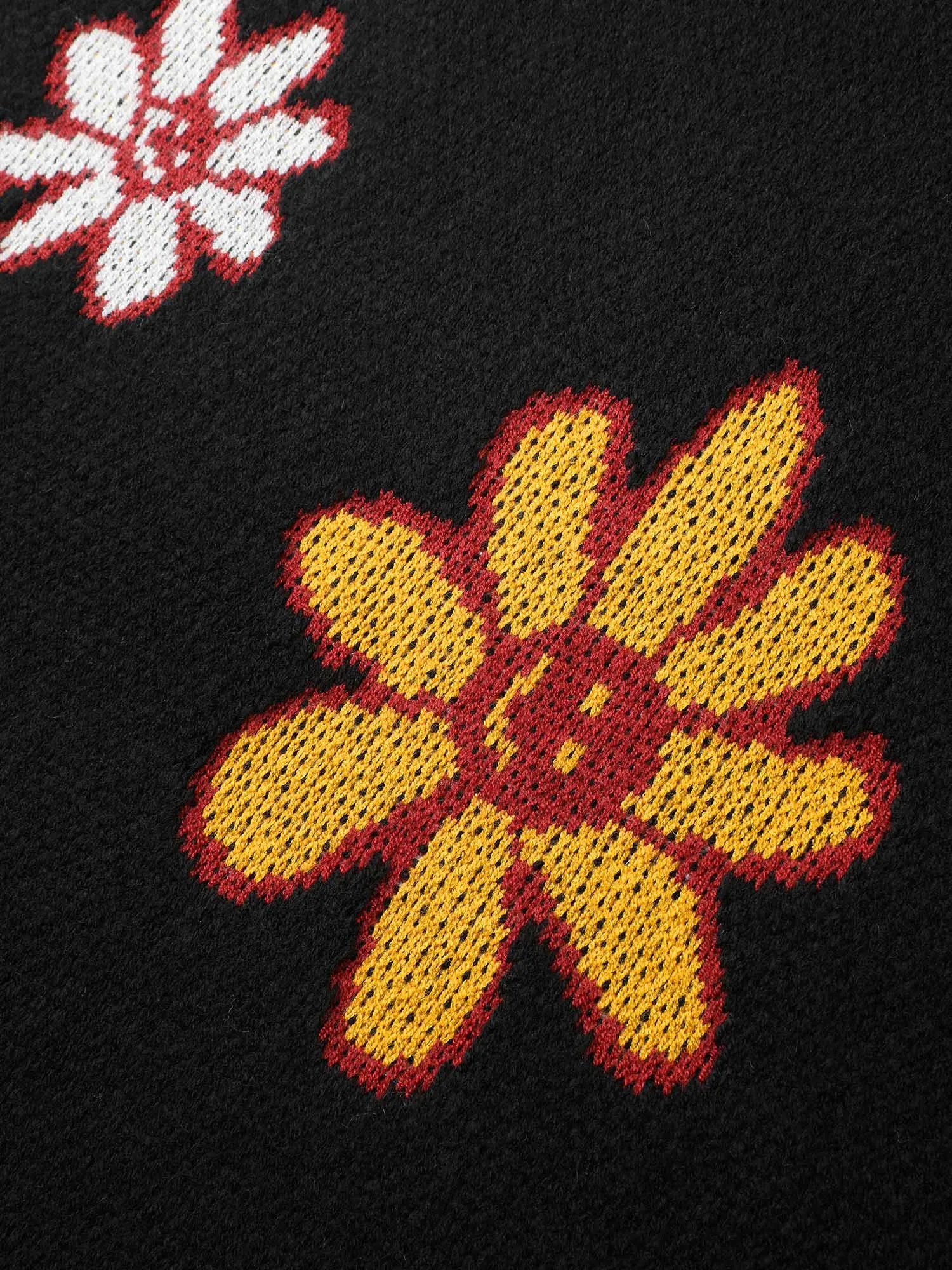 Floral Mushroom Print Jacquard Pullover sold by Bloomchic product image thumbnail 5