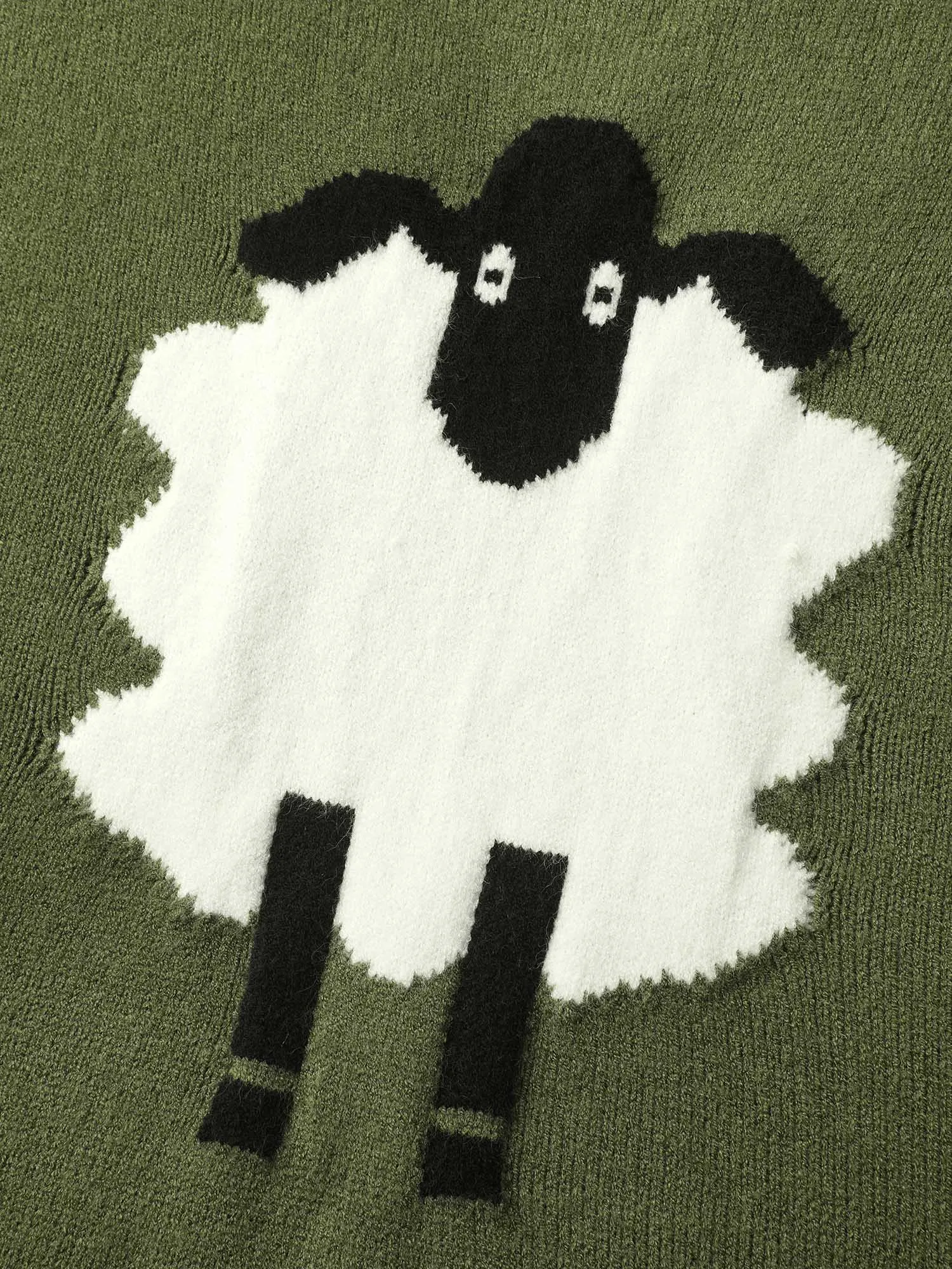 Sheep Pattern Balloon Sleeve Pullover sold by Bloomchic product image thumbnail 5