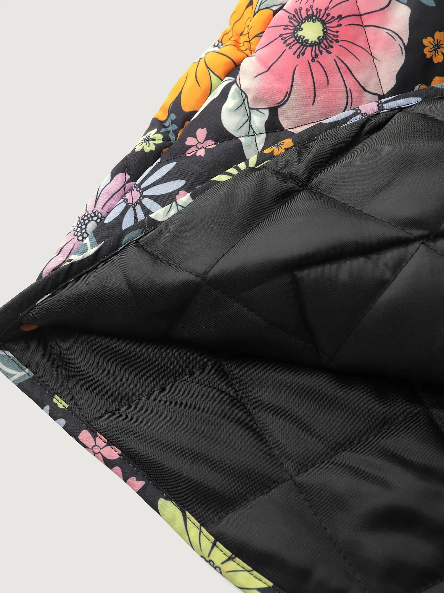 Floral Quilted Cotton Ruffled Neck Vest sold by Bloomchic product image thumbnail 5