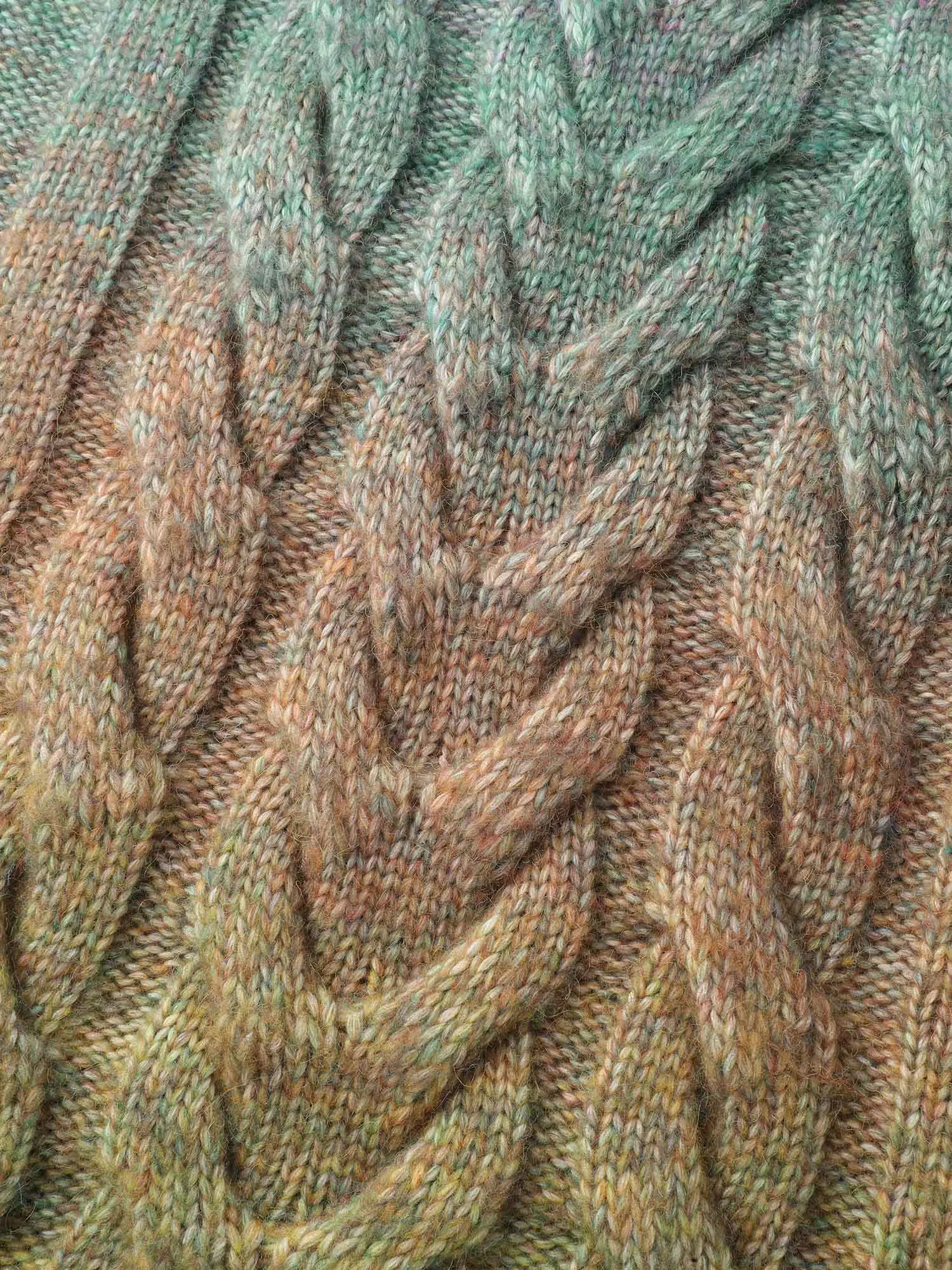 Heather Color Gradient Drop Shoulder Pullover sold by Bloomchic product image thumbnail 5