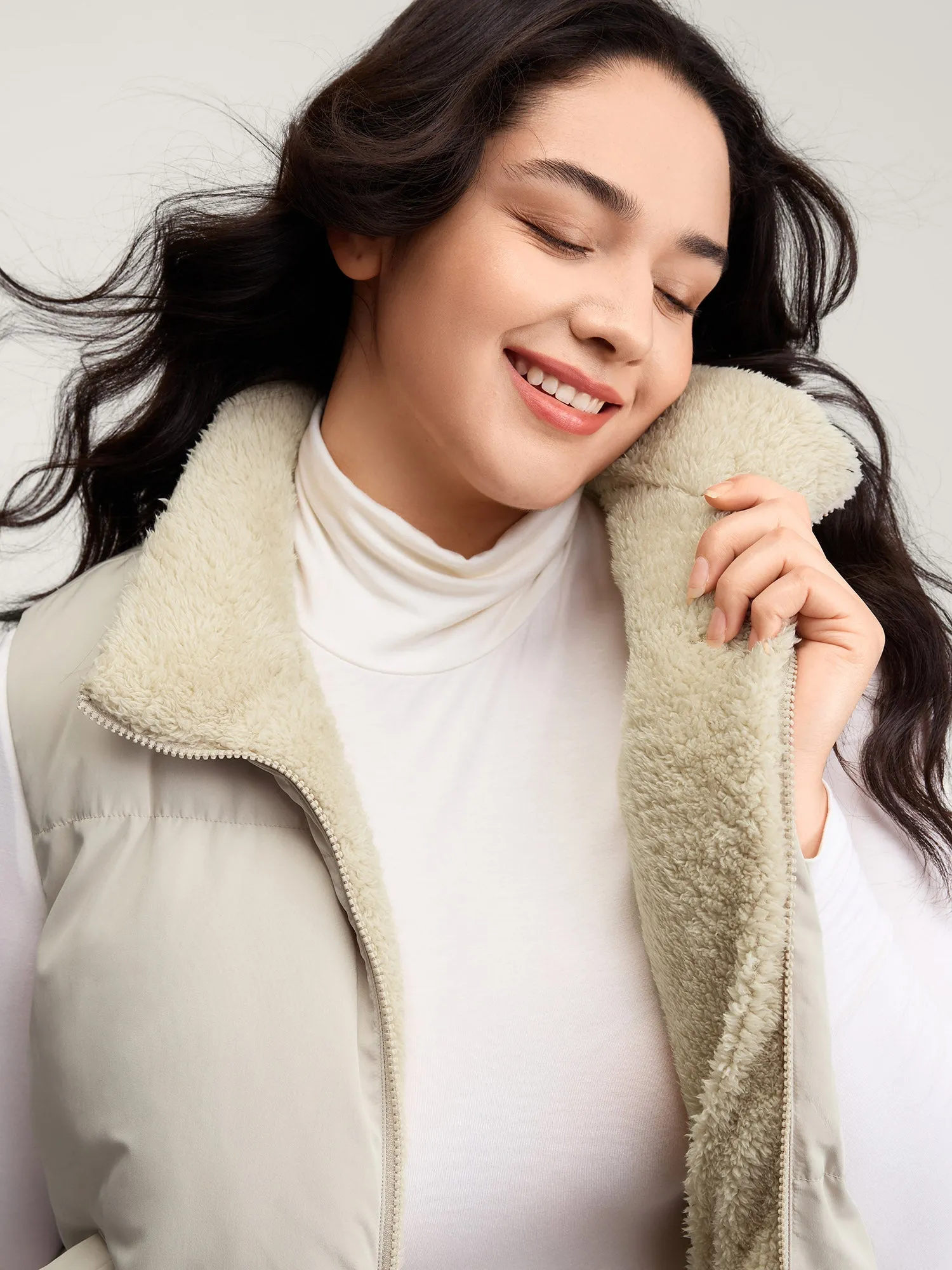 Puffer Zipper Quilted Vest sold by Bloomchic product image thumbnail 2