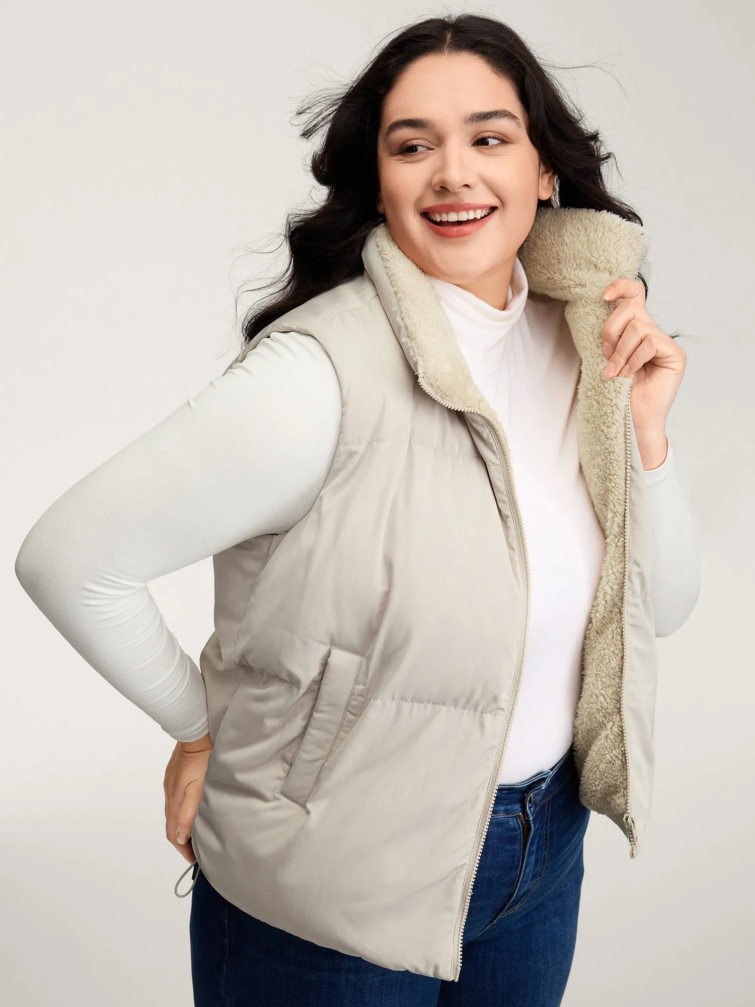 Puffer Zipper Quilted Vest sold by Bloomchic product image thumbnail 5