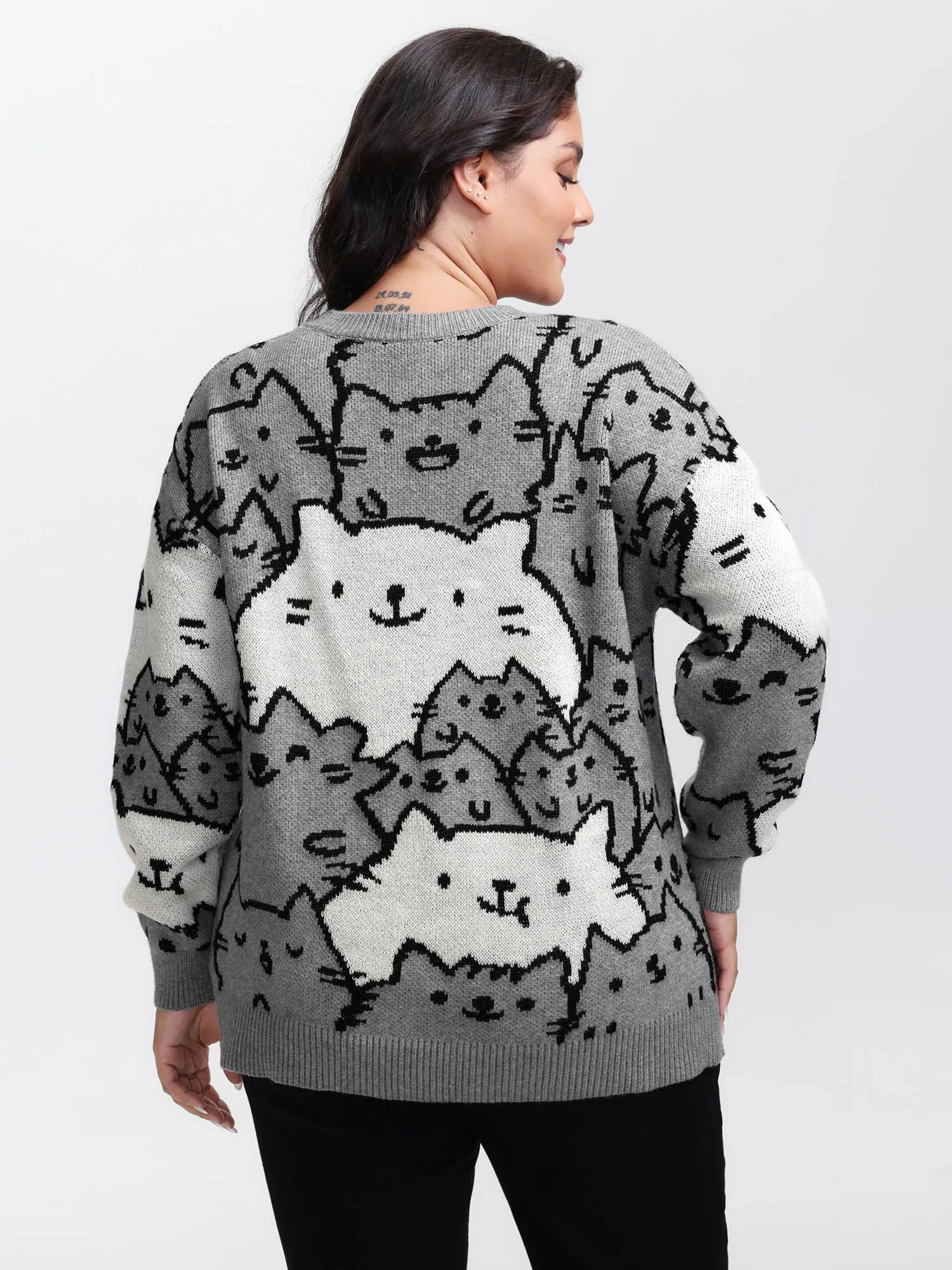Cute Cats Everywhere Pullover sold by Bloomchic product image thumbnail 4