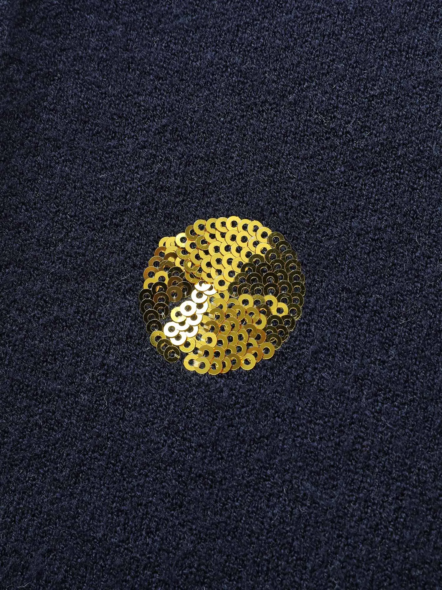 Polka Dots Jacquard Sequin Embroidery Pullover sold by Bloomchic product image thumbnail 5