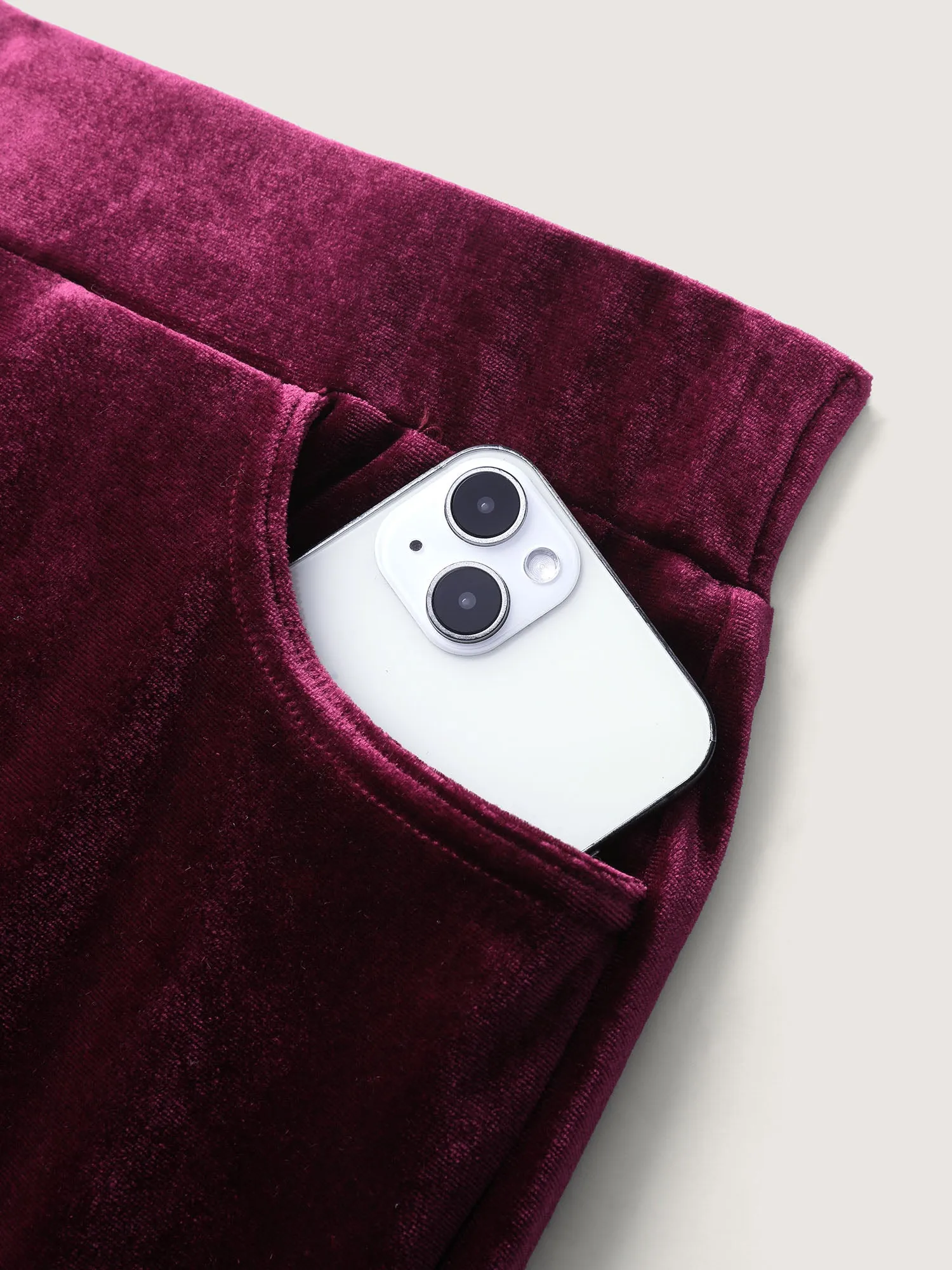 Satin Button Detail Ruffled Pants sold by Bloomchic product image thumbnail 5