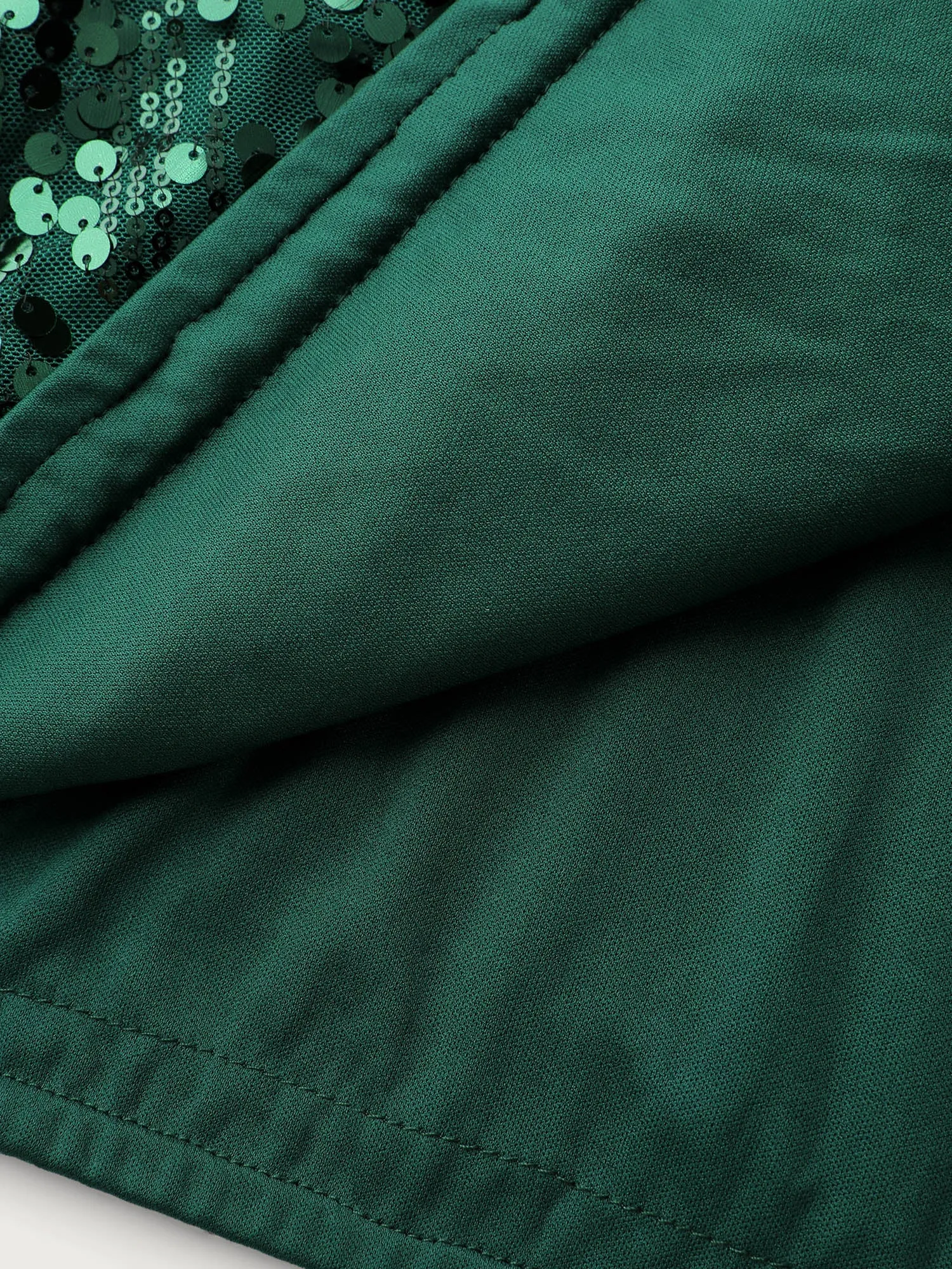 Shimmery Sequin Wrap V-Neck Blouse sold by Bloomchic product image thumbnail 5