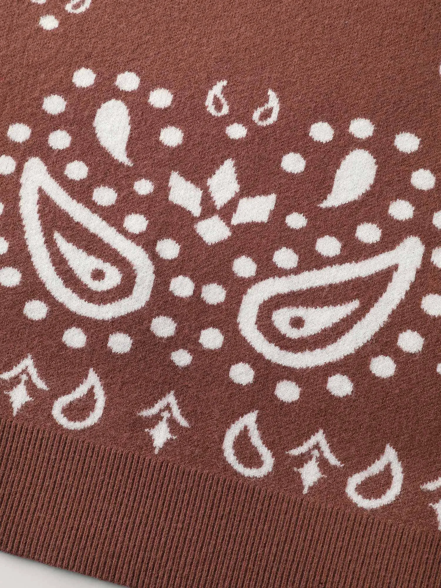 Paisley Print Round Neck Pullover sold by Bloomchic product image thumbnail 4