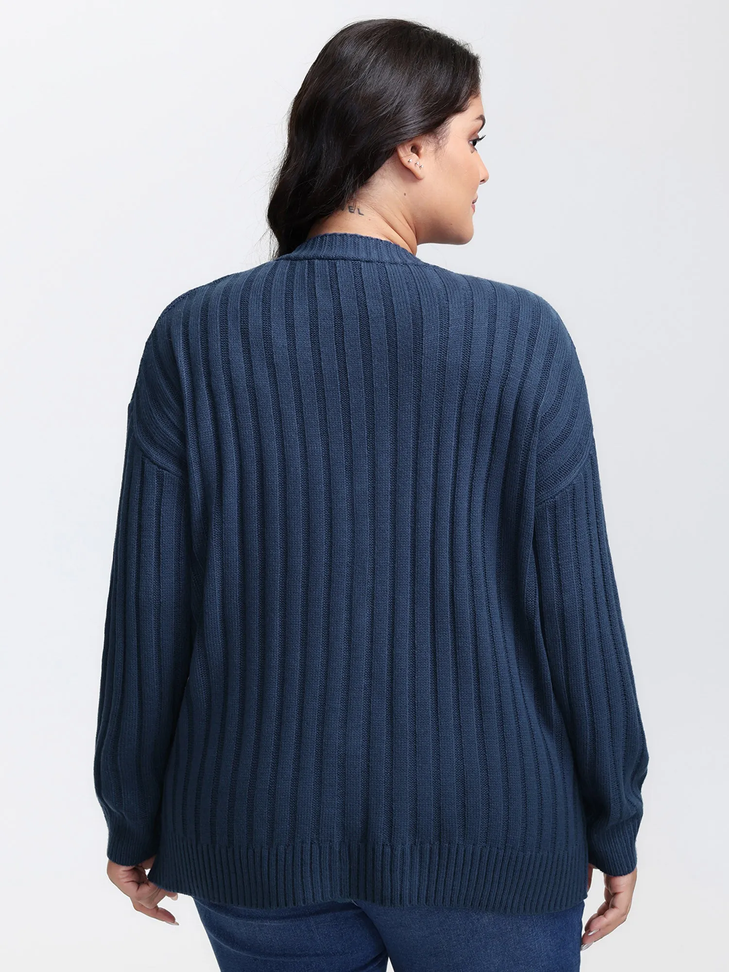 Textured Cozy Button Knit Cardigan sold by Bloomchic product image thumbnail 4