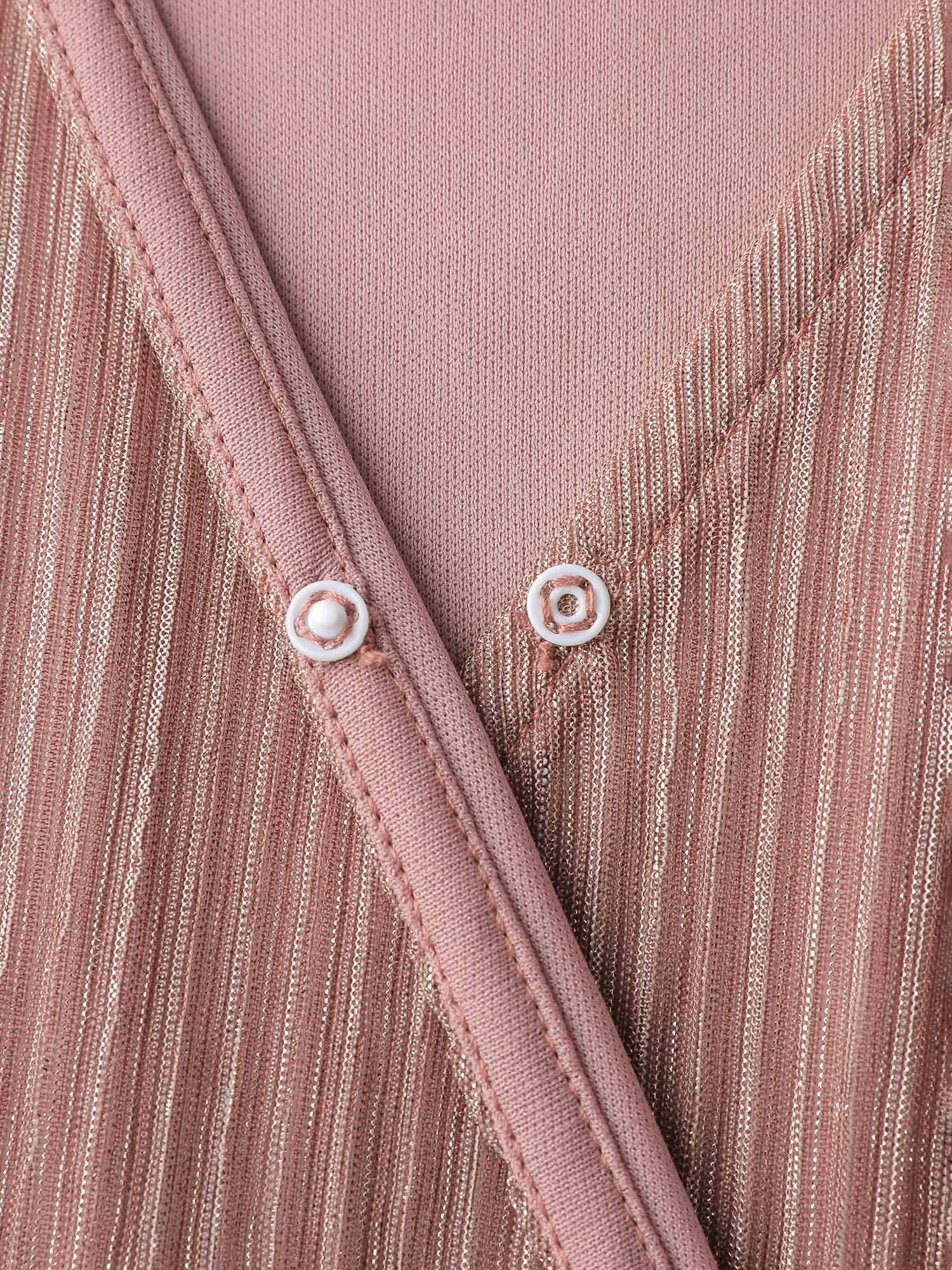 Color Gradient Pockets Belted Midi Dress sold by Bloomchic product image thumbnail 5