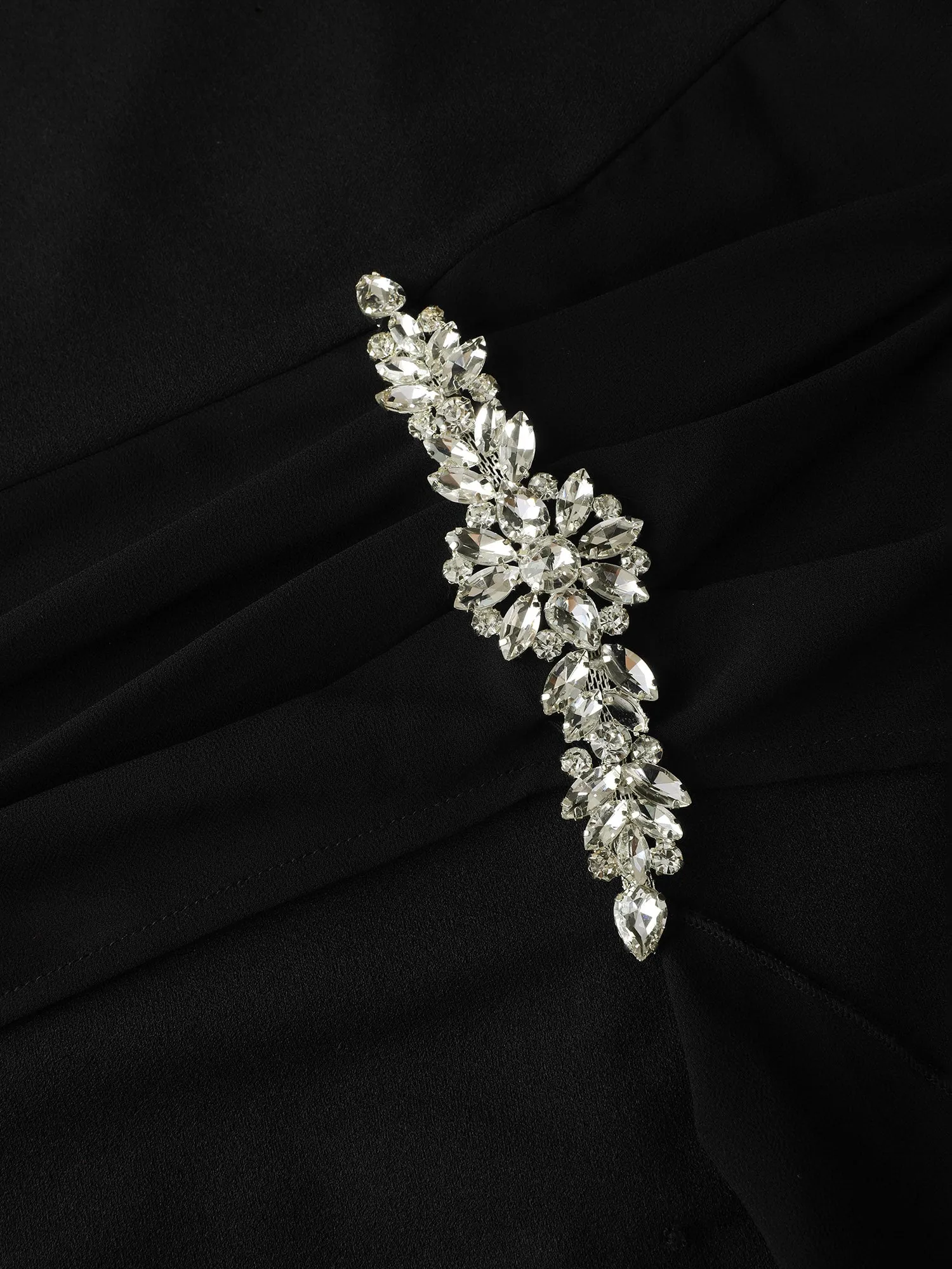 Ruched Waist Detail Sheath Midi Dress sold by Bloomchic product image thumbnail 5