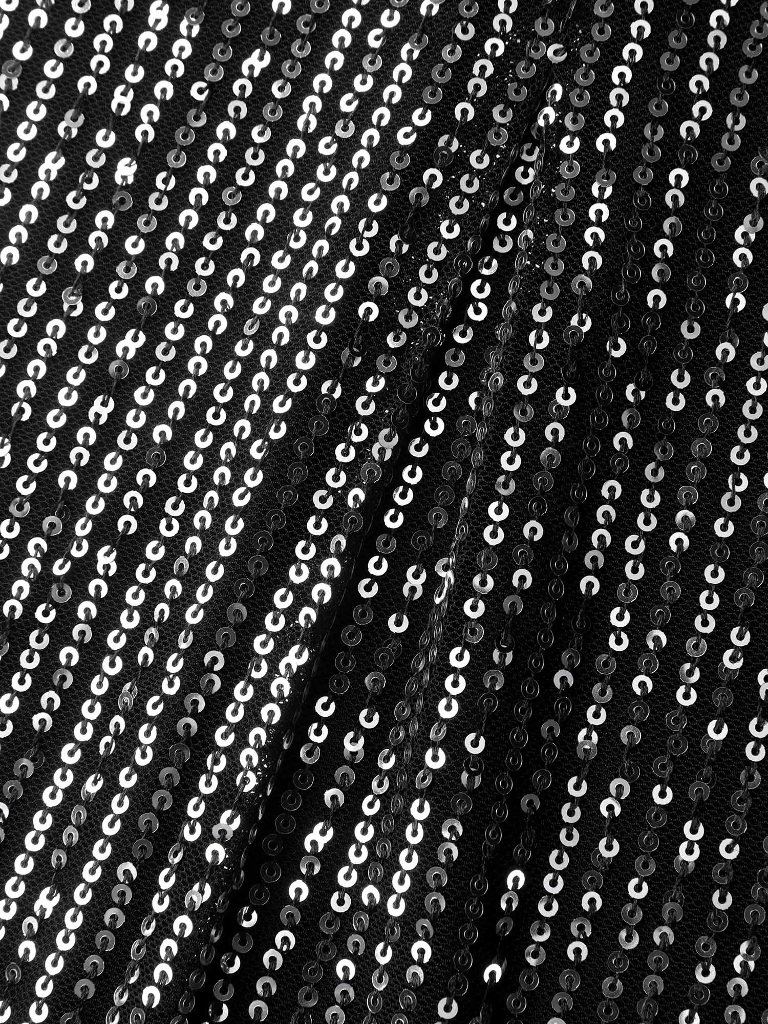 Shimmery Sequin V-Neck A-Line Tank Top sold by Bloomchic product image thumbnail 5