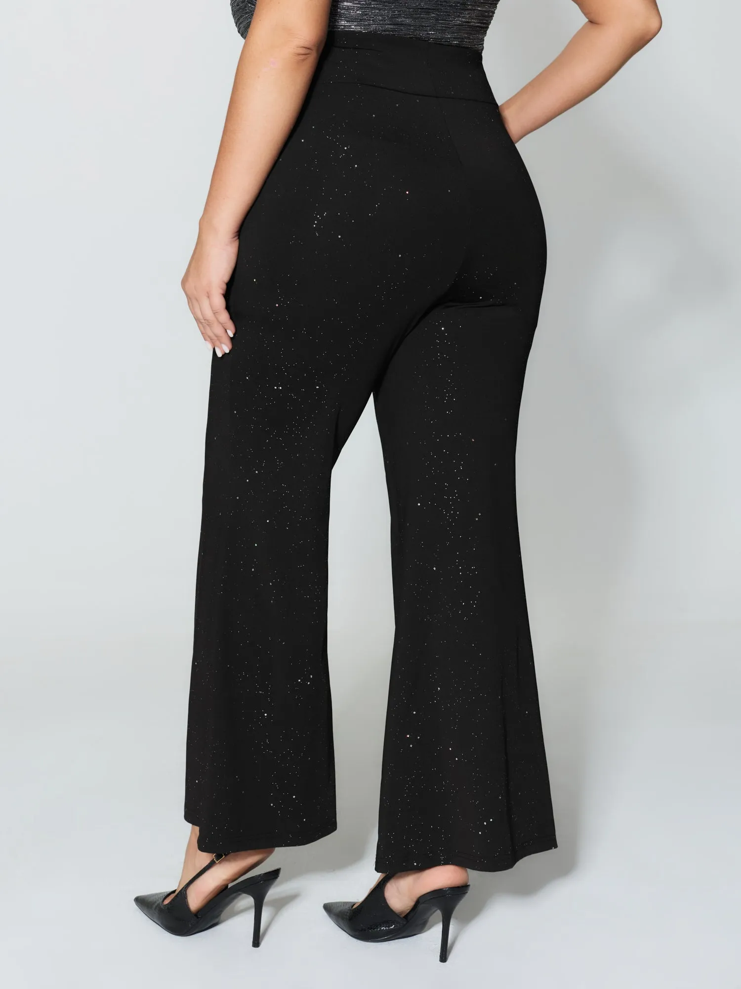 Sequin V-Shaped Waistband Pants sold by Bloomchic product image thumbnail 4
