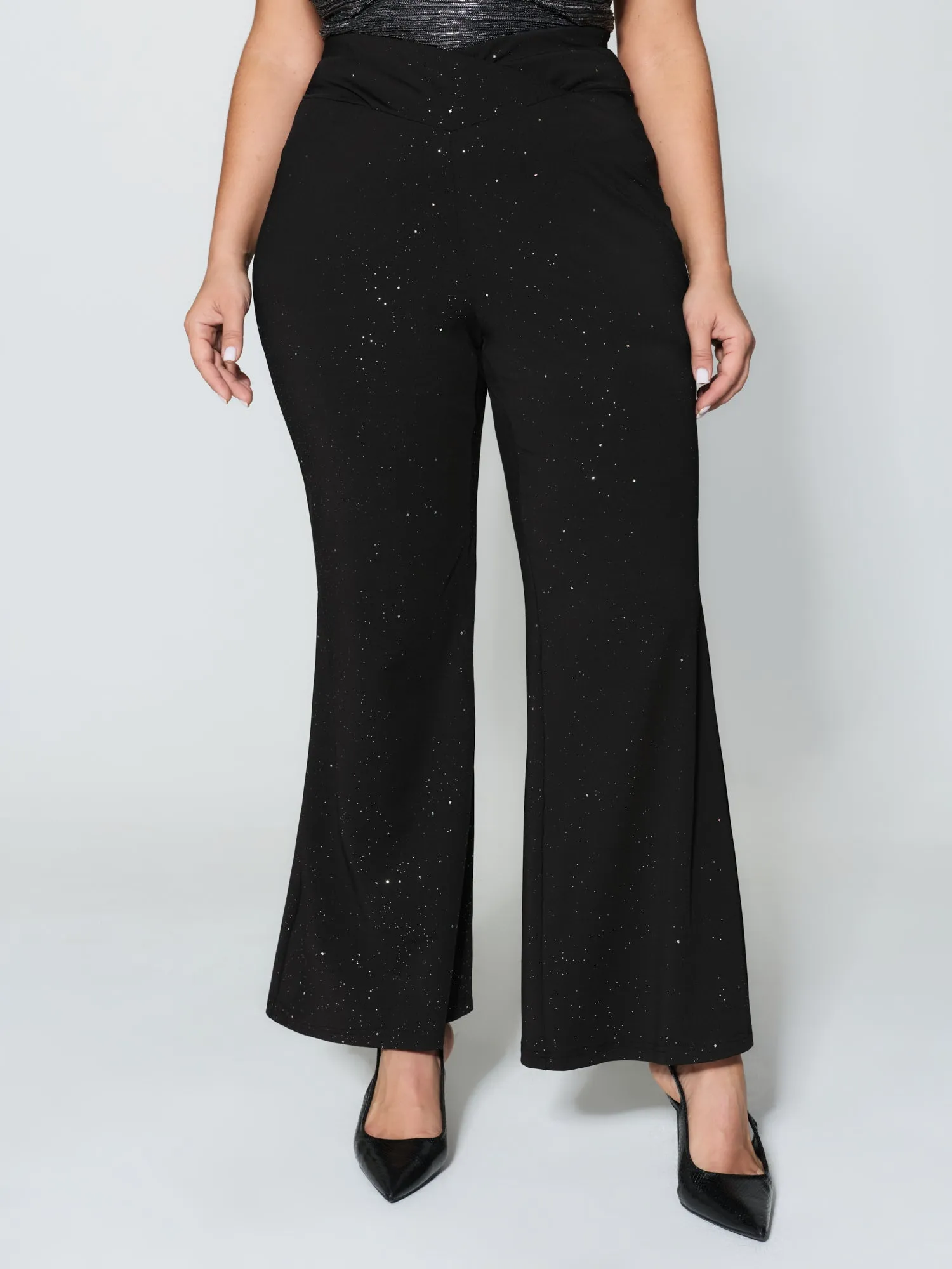 Sequin V-Shaped Waistband Pants sold by Bloomchic product image thumbnail 2