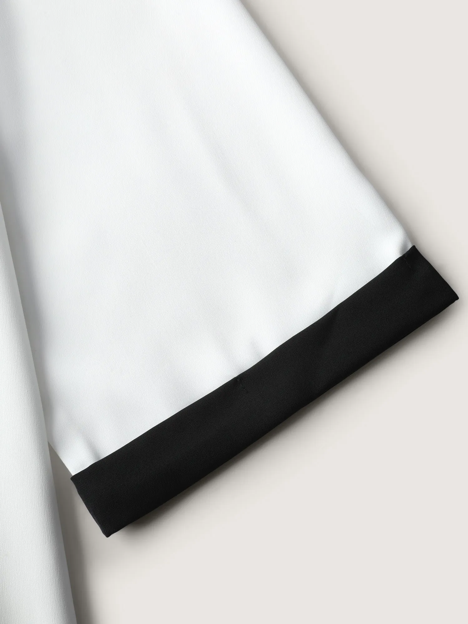 Color Contrast Sailor Neck-Tie Blouse sold by Bloomchic product image thumbnail 5