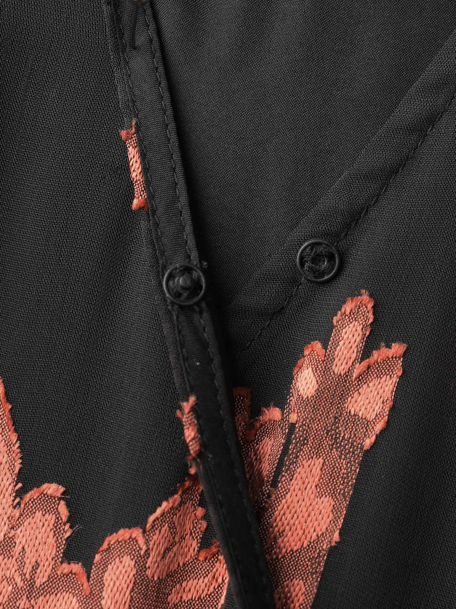 Floral Cut-Out Pleated Belted Jumpsuit sold by Bloomchic product image thumbnail 5